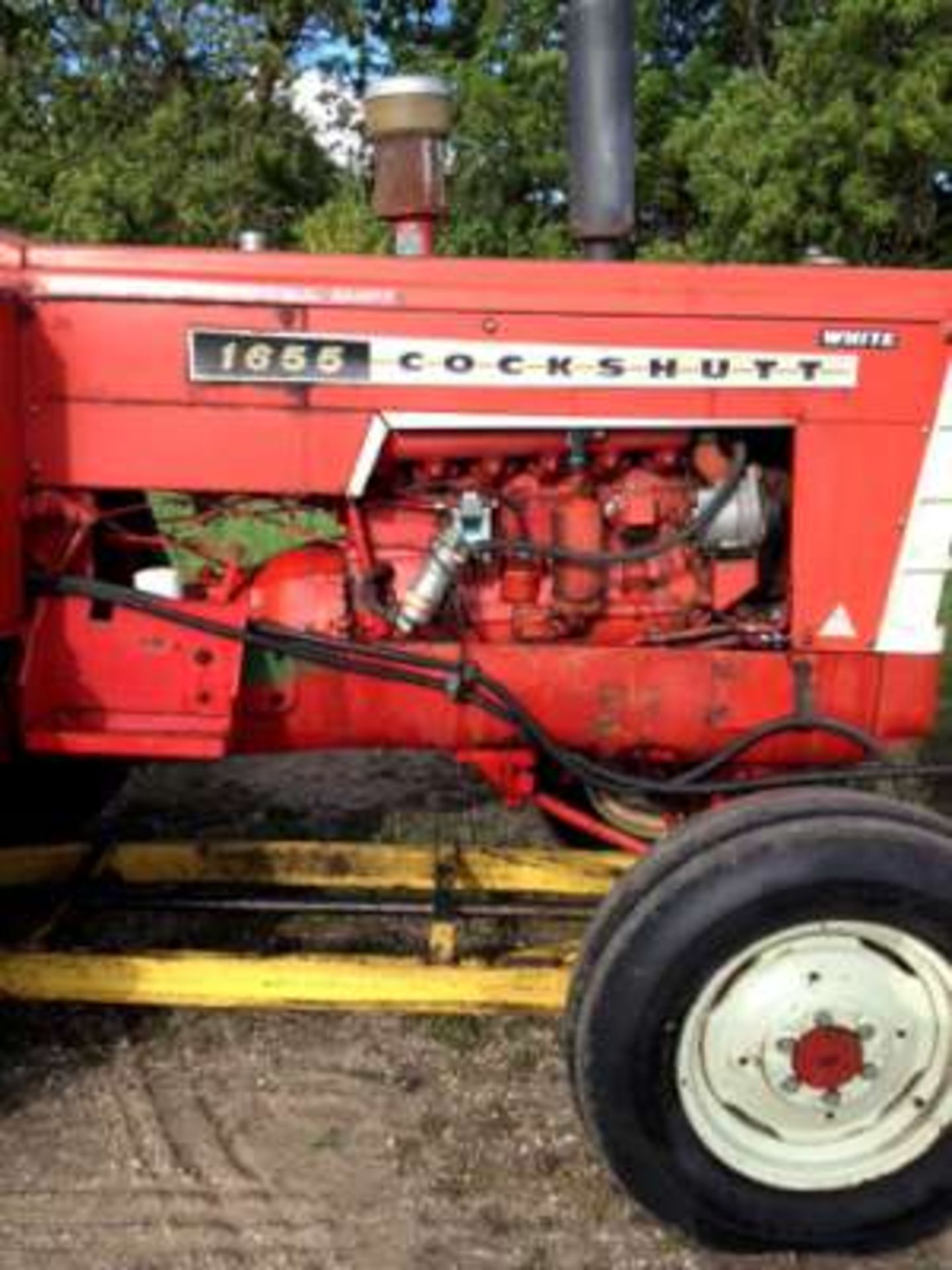 Cockshutt 1655 diesel tractor w/7ft Schulte front mount snowblower, approx. 8000hrs (real nice) - Image 3 of 3