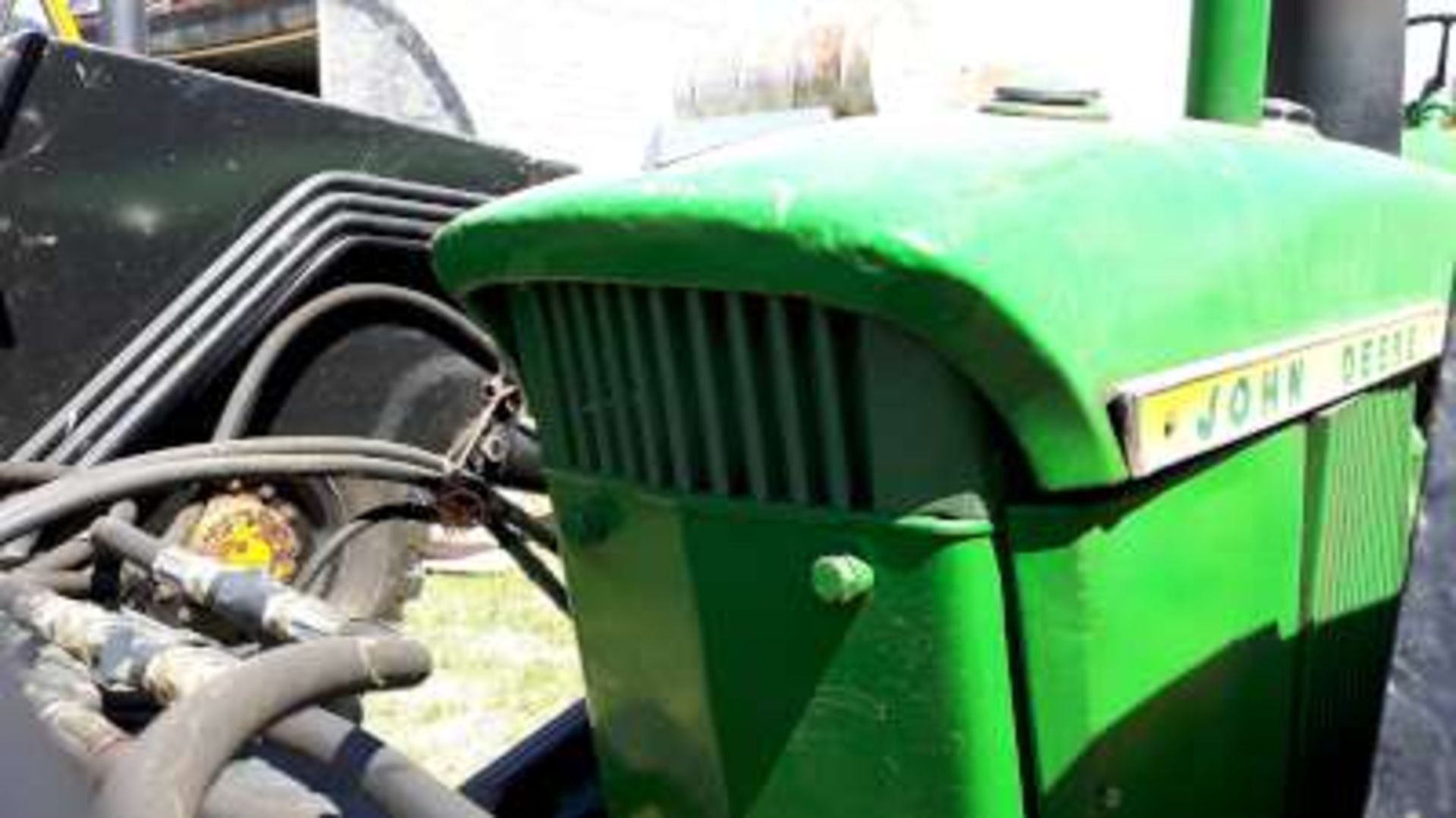 1964 JD 4010 diesel tractor, w/ Ezee-on JD FEL w/grapple, approx. 6000 hrs, tin is straight, s/n - Image 7 of 7