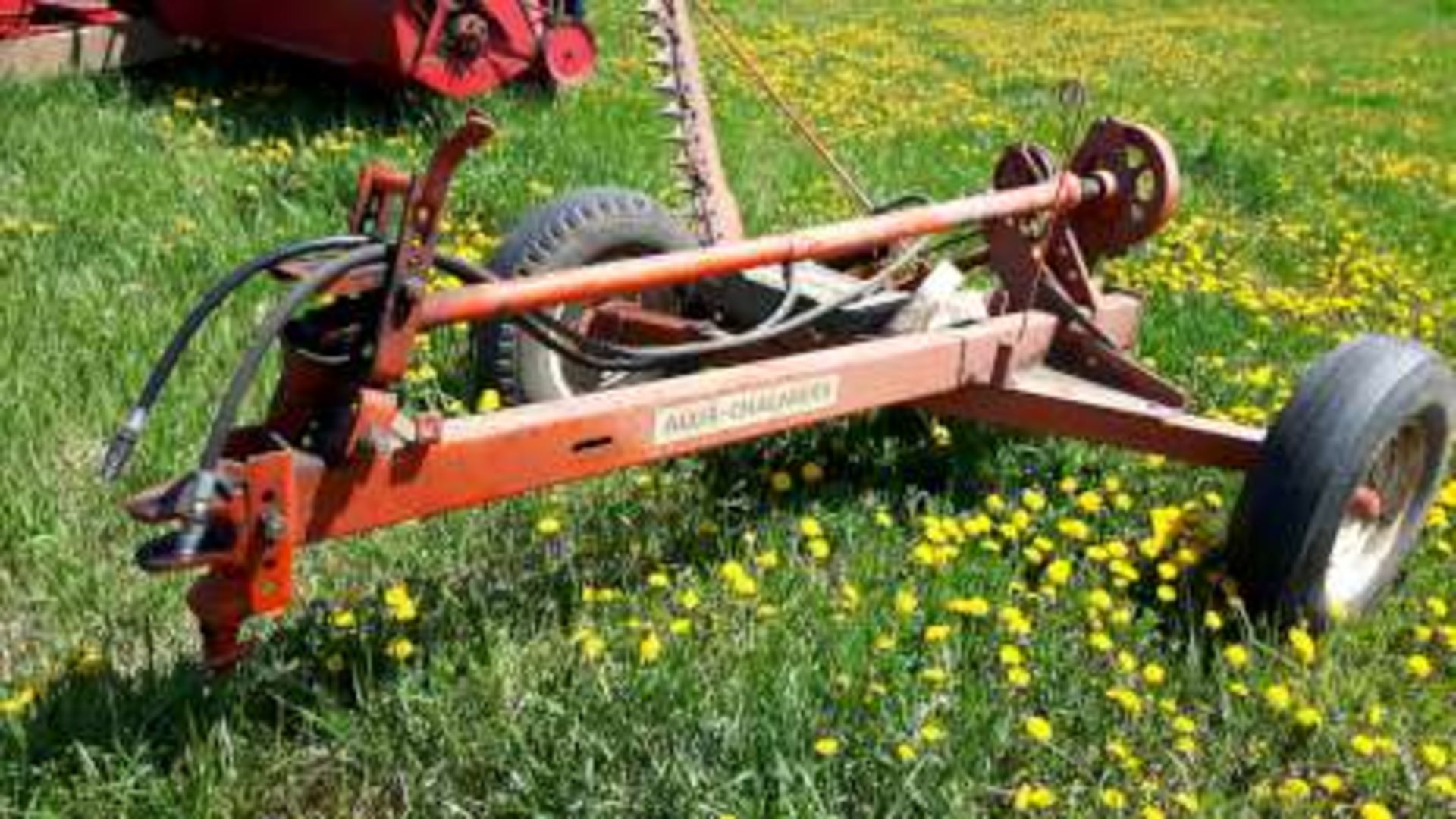 Allis Chalmers trailer mower, pitman less - Image 2 of 3