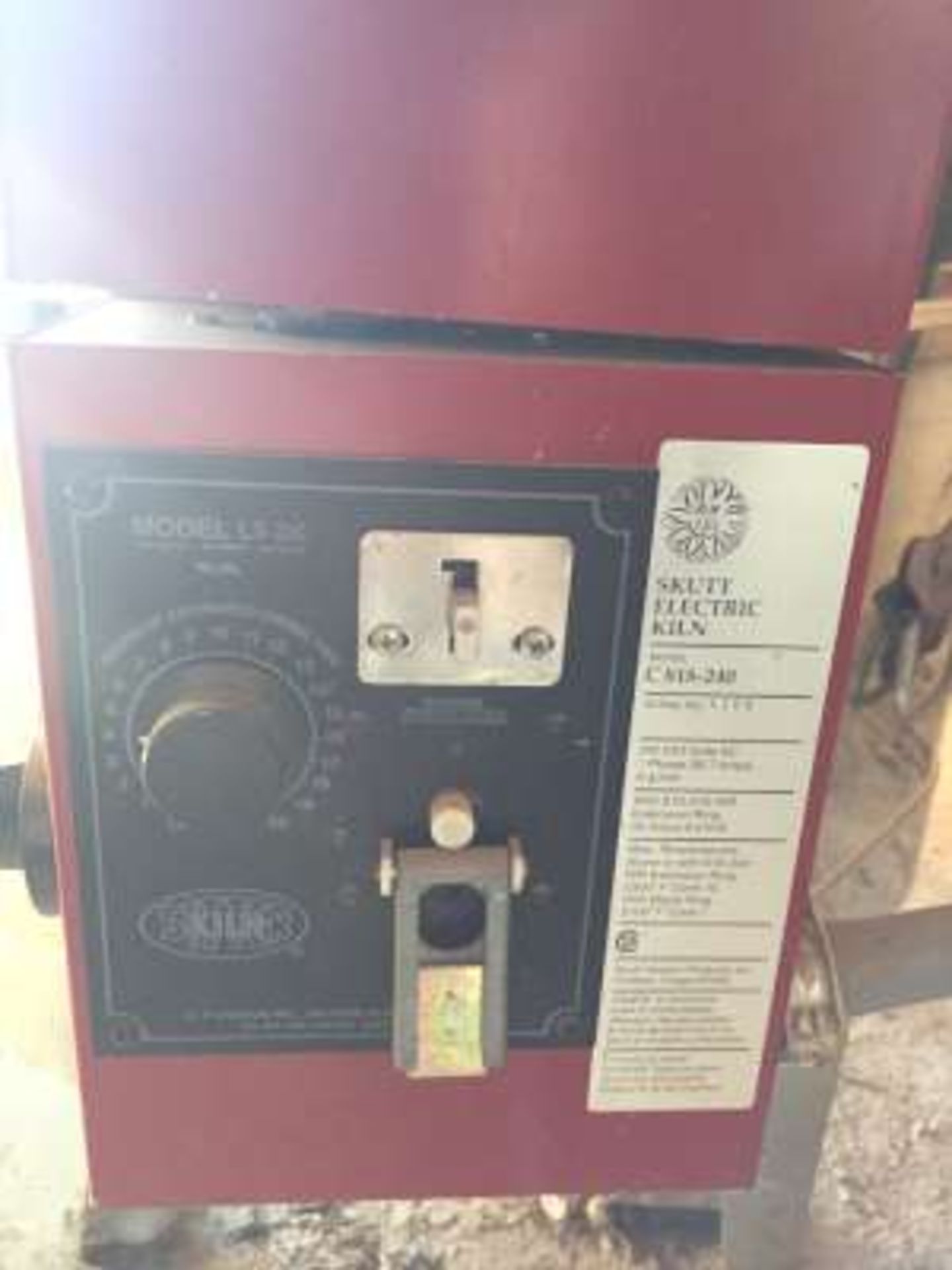SKUTT (electric 220V) KILN with accessories (nice shape) - Image 4 of 5
