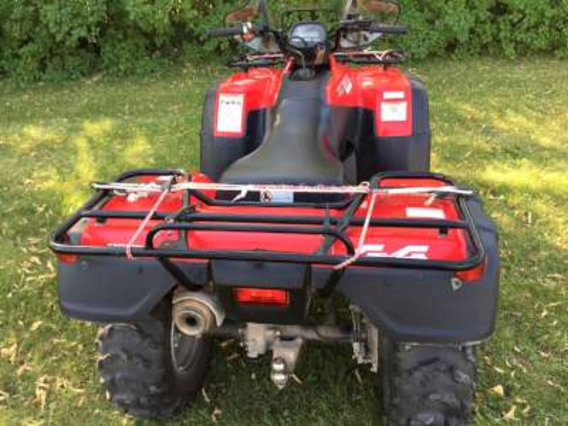 2002 Honda 350 FourTrax 4x4 Quad: windshield, two Racks, s/n 478TE252824101067, 1872 kms - Image 2 of 6