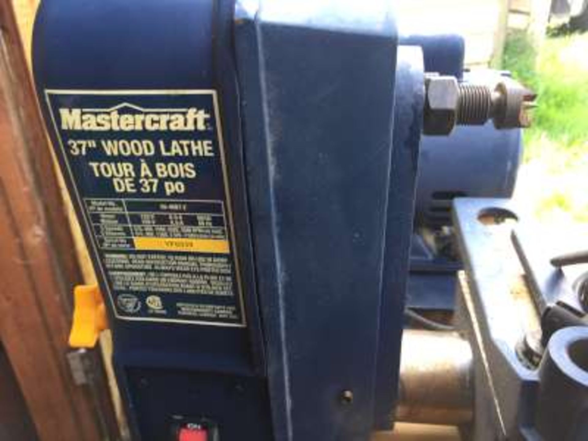 2 – Mastercraft 37” wood lathe