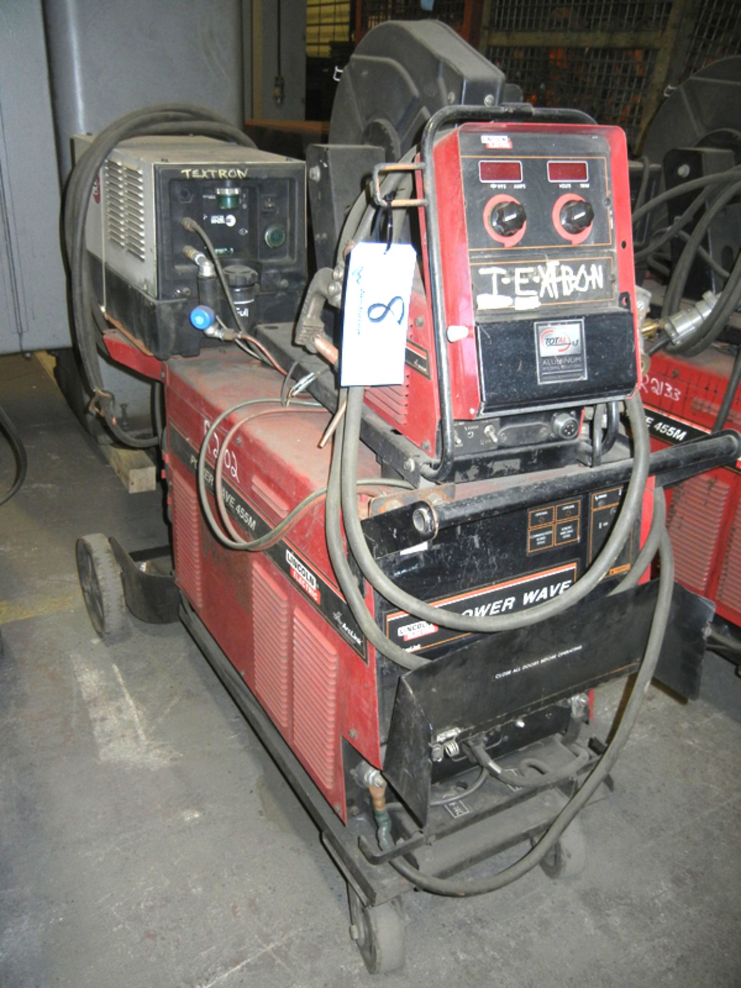 Lincoln Model 455 Welder with Lincoln power feed 10m wire feeder & Chiller, 208/230/460/575 volt