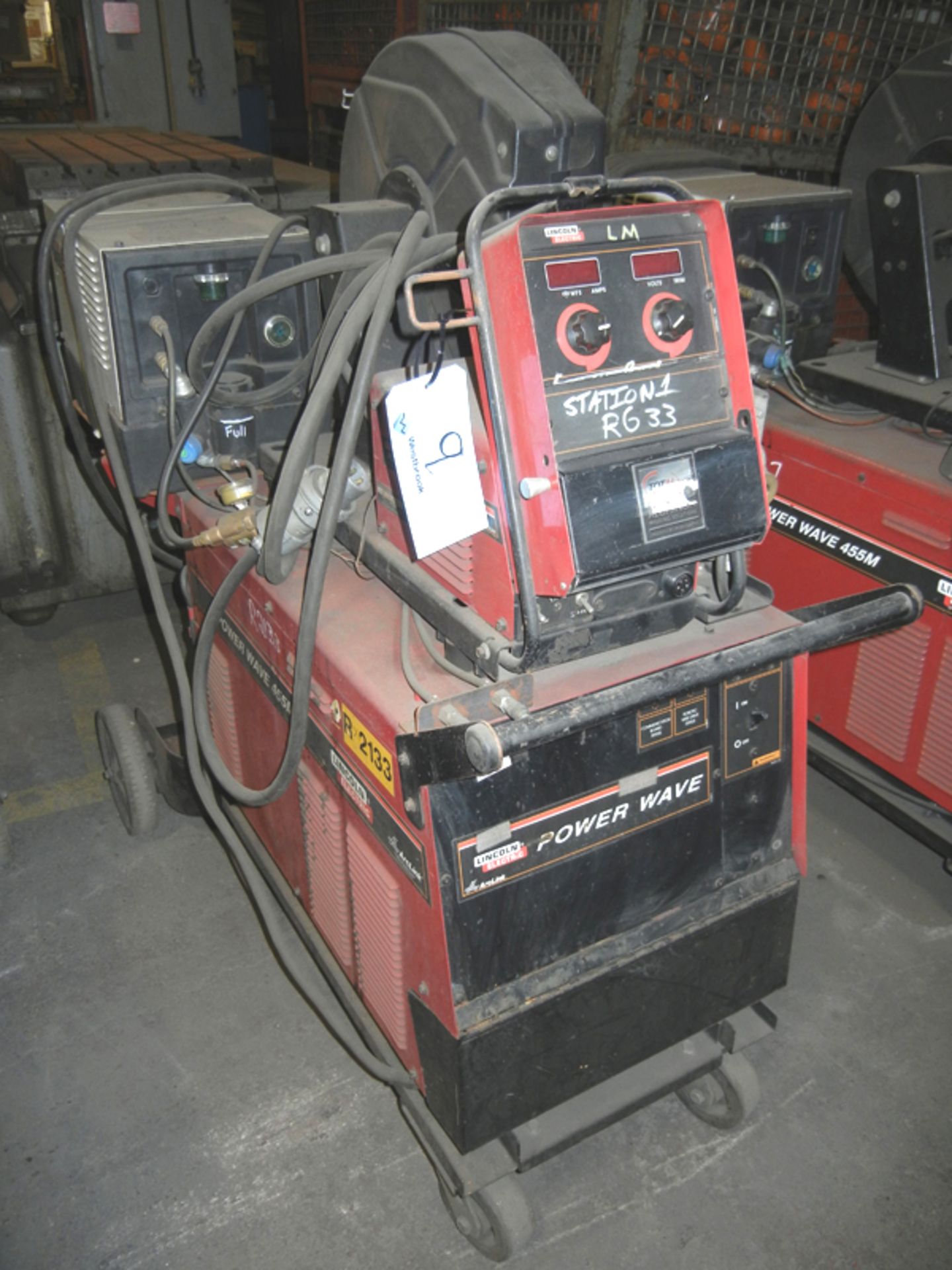 Lincoln Model 455 Welder with Lincoln power feed 10m wire feeder & Chiller, 208/230/460/575 volt