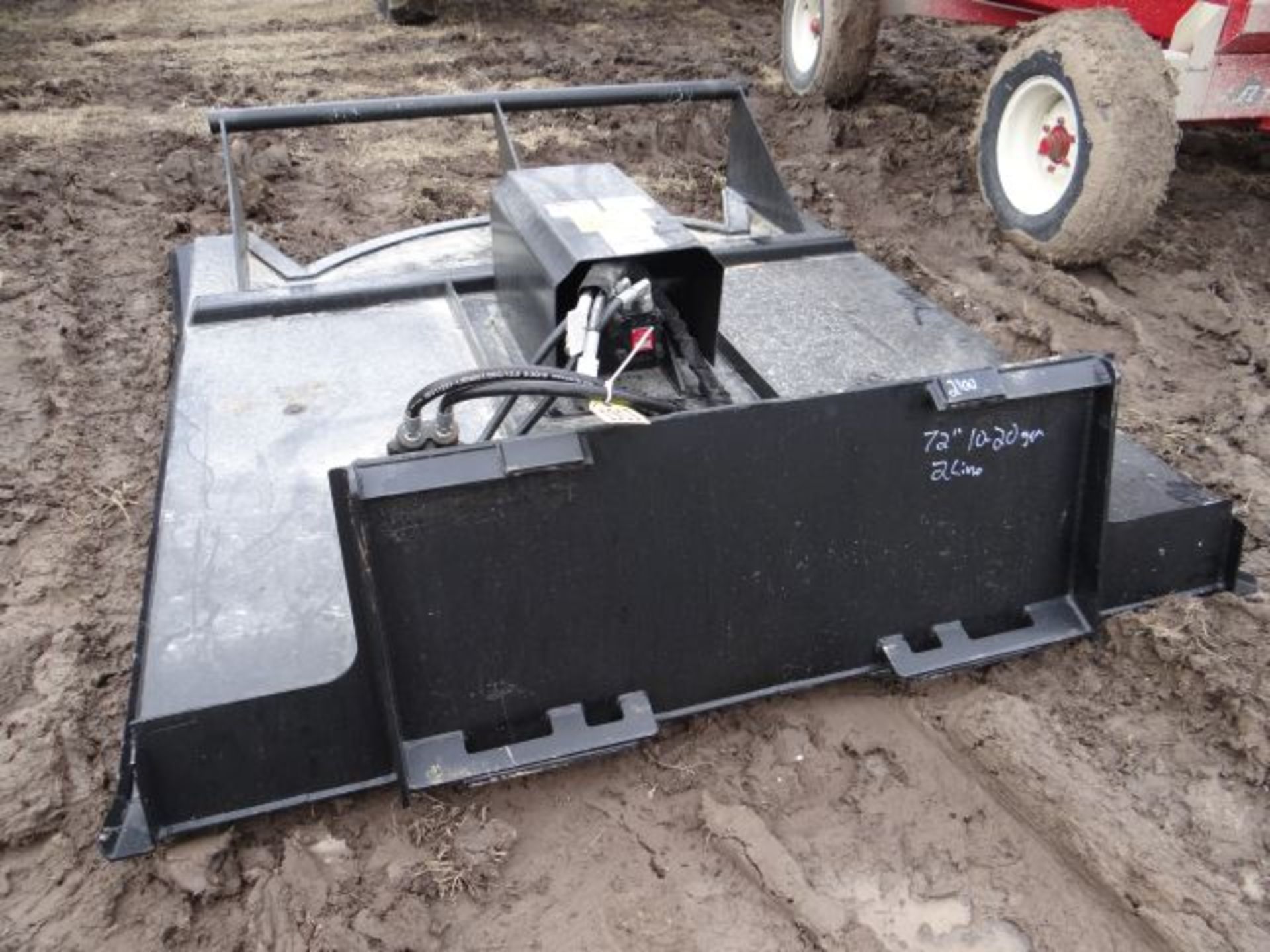 72" Cutter w/Hoses and Couplers, Skid Steer Attachment