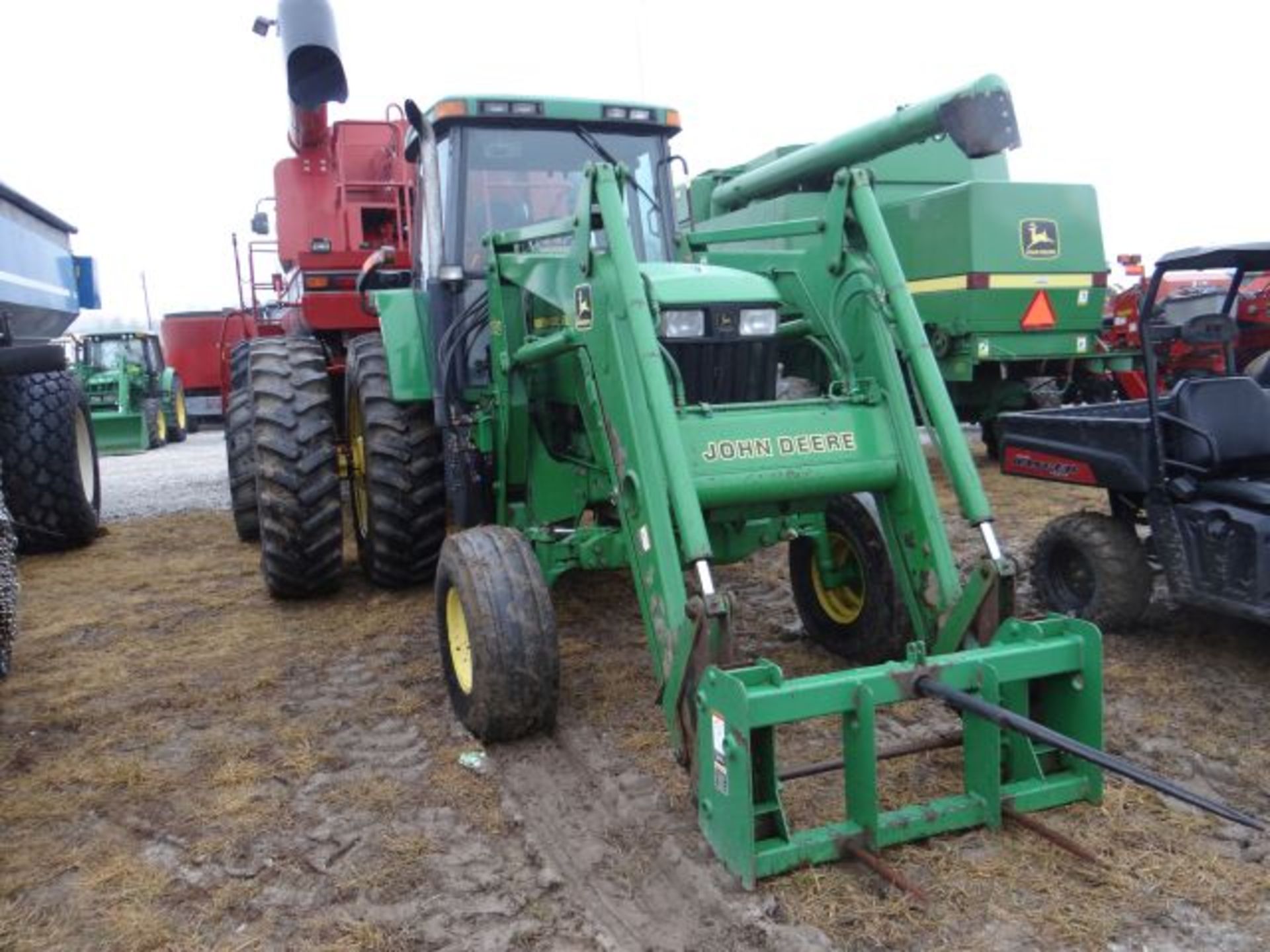 JD 7710 Tractor w/JD 740 Loader, No Bucket Just Bale Spear - Image 2 of 5