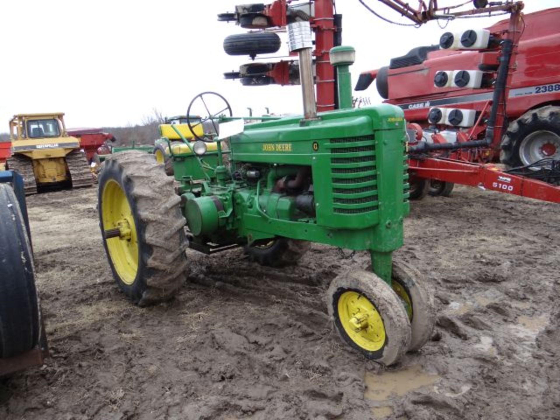 JD G Tractor, 1949 Gas, NF, Pulling Tractor, Weight Bracket and Wheely Bars