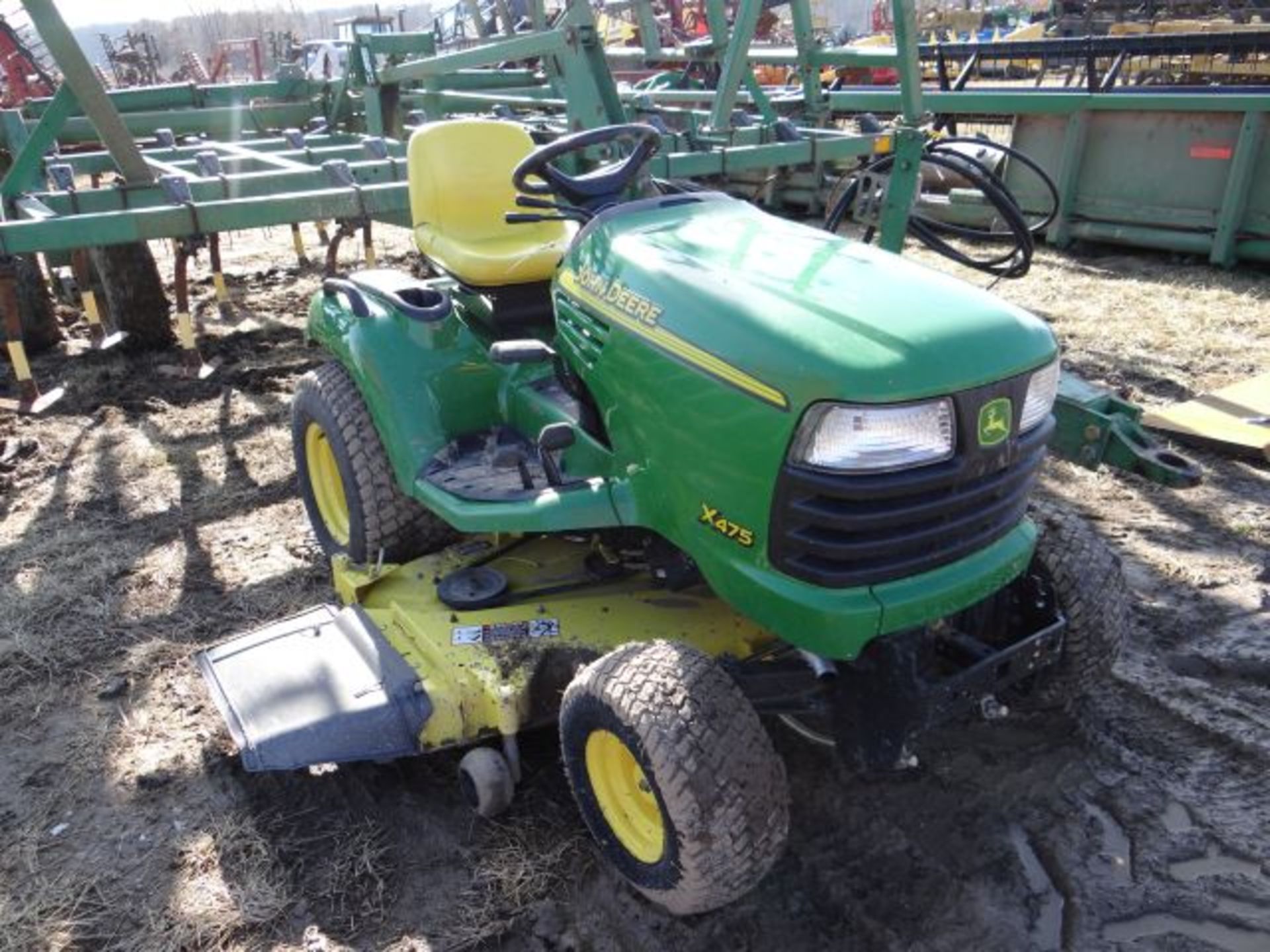 JD X475 Riding Mower #58954, 667 hrs, 24hp, Hydro, 62" Deck - Image 2 of 3
