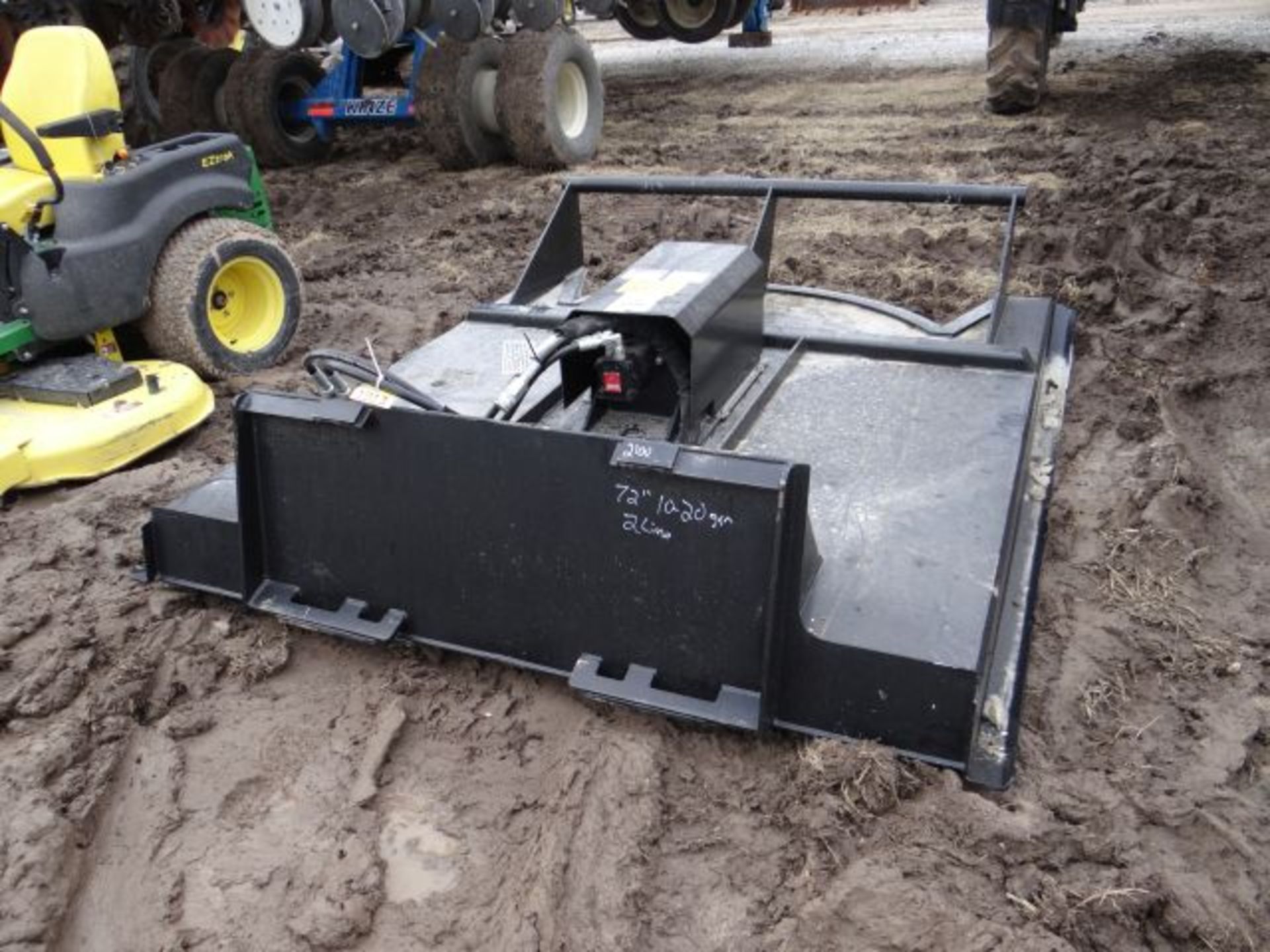 72" Cutter w/Hoses and Couplers, Skid Steer Attachment - Image 2 of 2