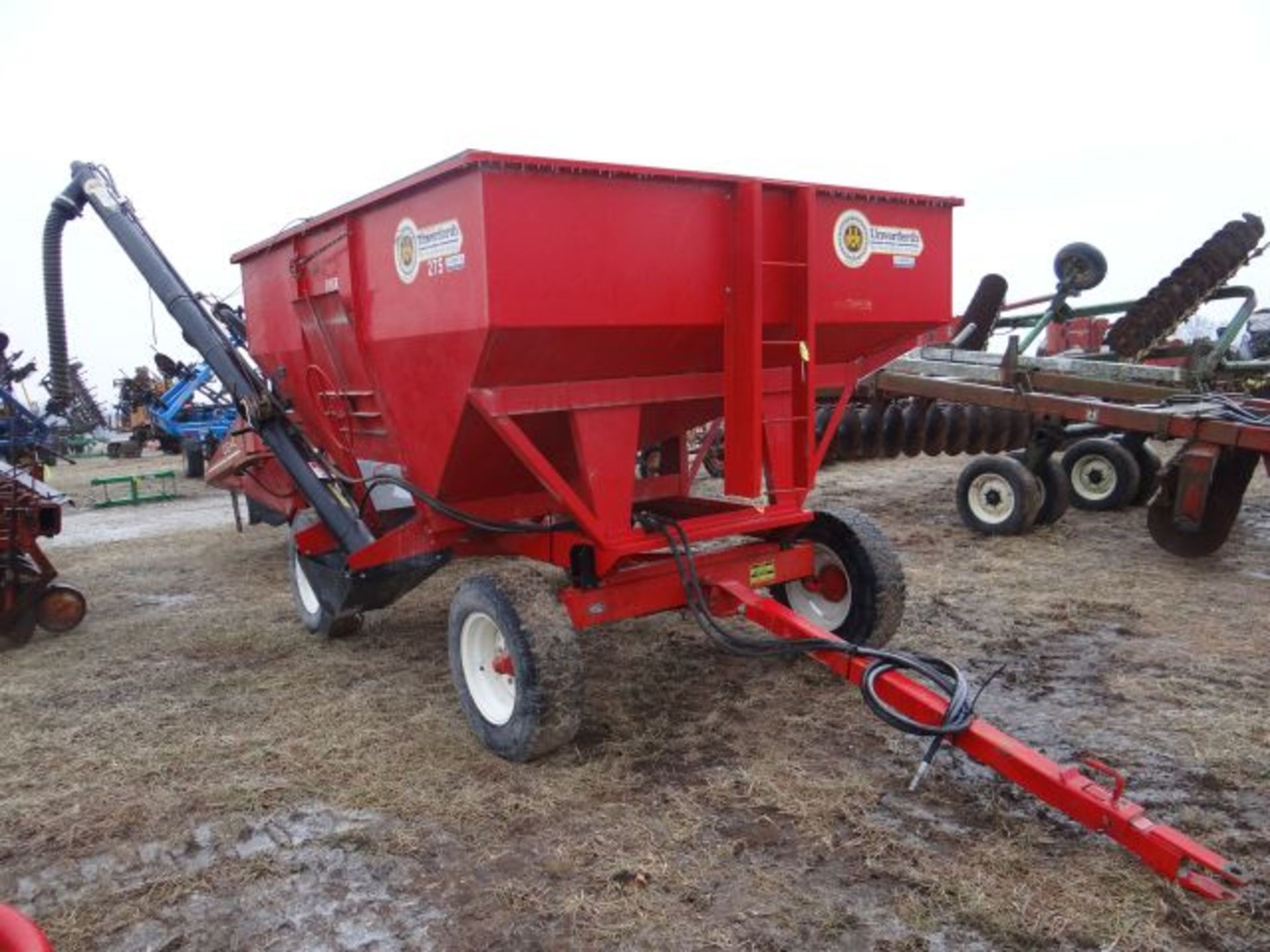 Unverferth 275 Grain Wagon, 2005 #112514, 275 bu, Hyd Auger, Unverferth 10 Running Gear - Image 2 of 3