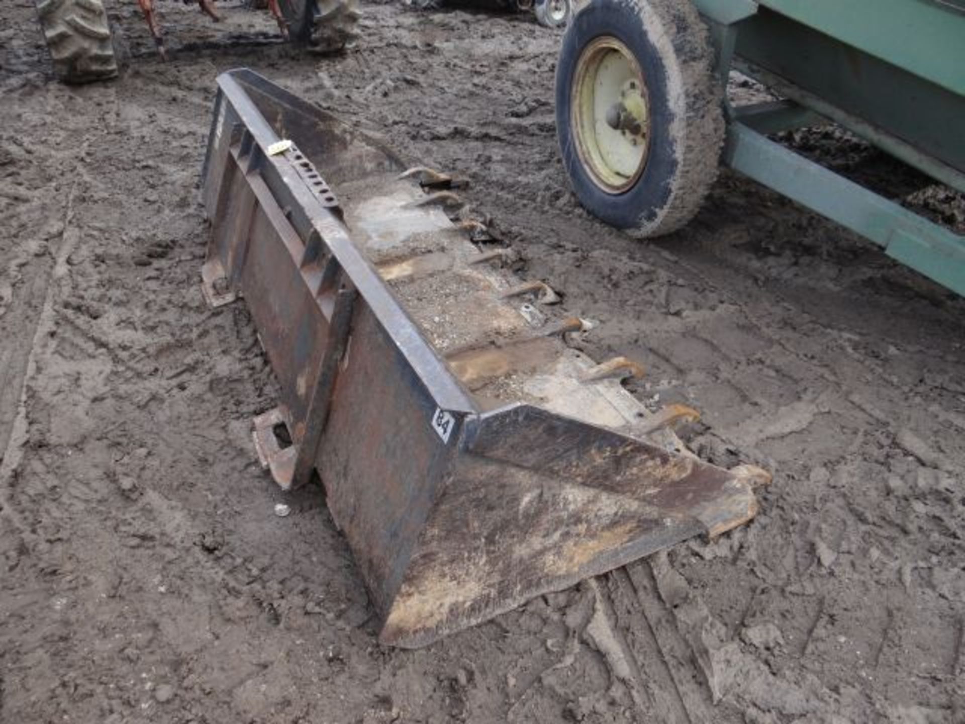 84" Toothed Bucket Skid Steer Attach