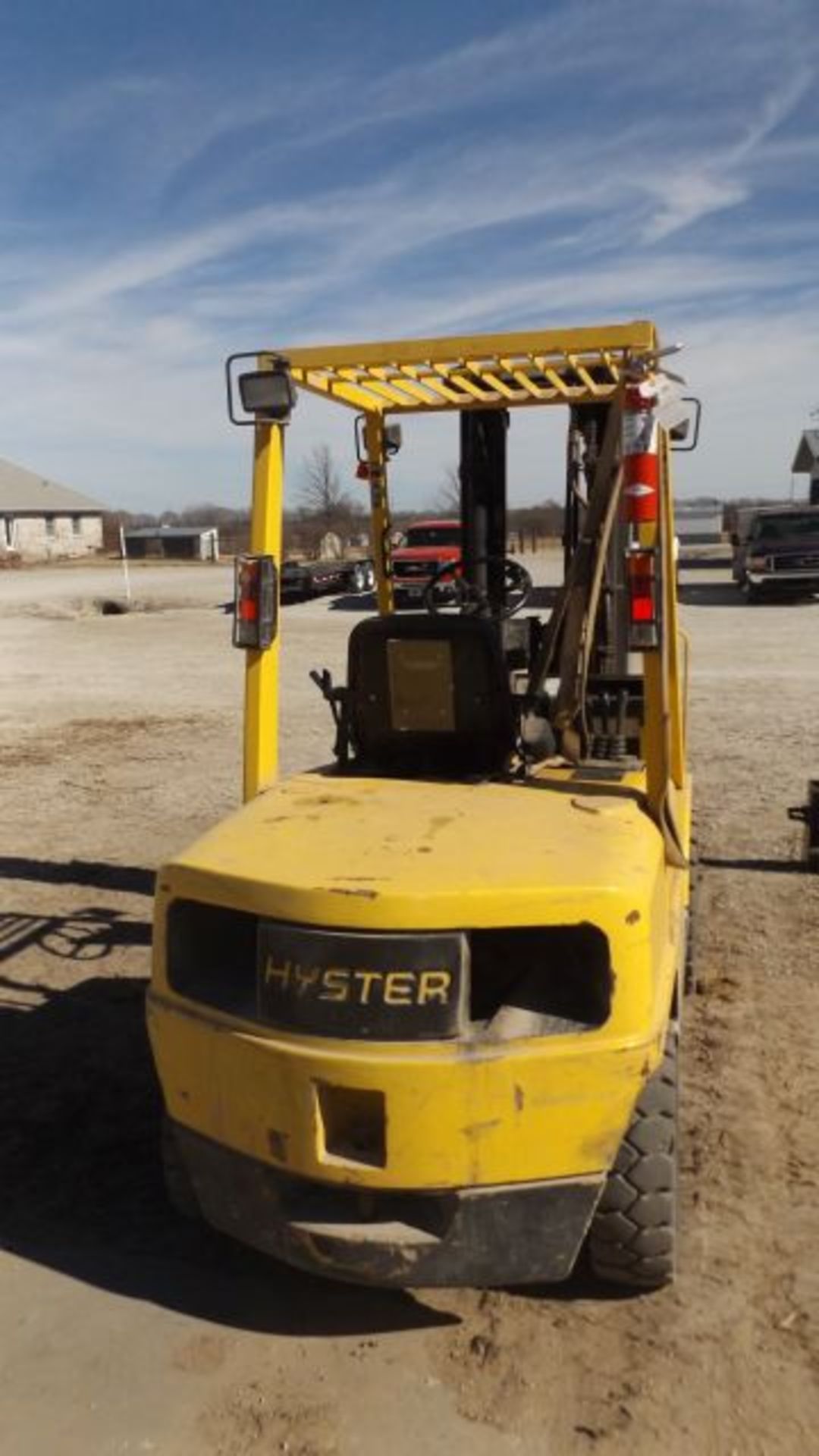Hyster 60 Fork Lift 1029 hrs, Gas, 3 Stage Low-Profile Mast, 48" Forks, 6000# Capacity - Image 4 of 4