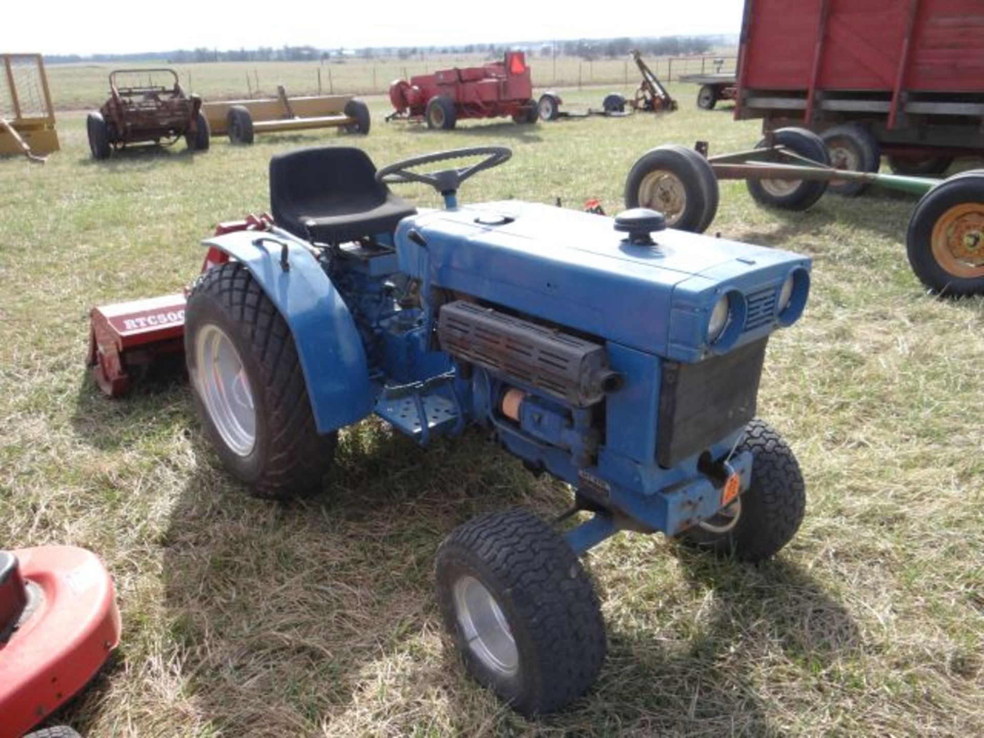 Mitsubishi MT372 Tractor w/2016 Bush Hog RTC50G Tiller, 3pt, Used Very Little - Image 2 of 3