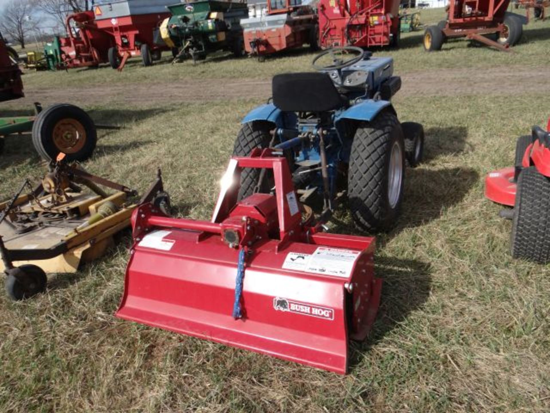 Mitsubishi MT372 Tractor w/2016 Bush Hog RTC50G Tiller, 3pt, Used Very Little - Image 3 of 3