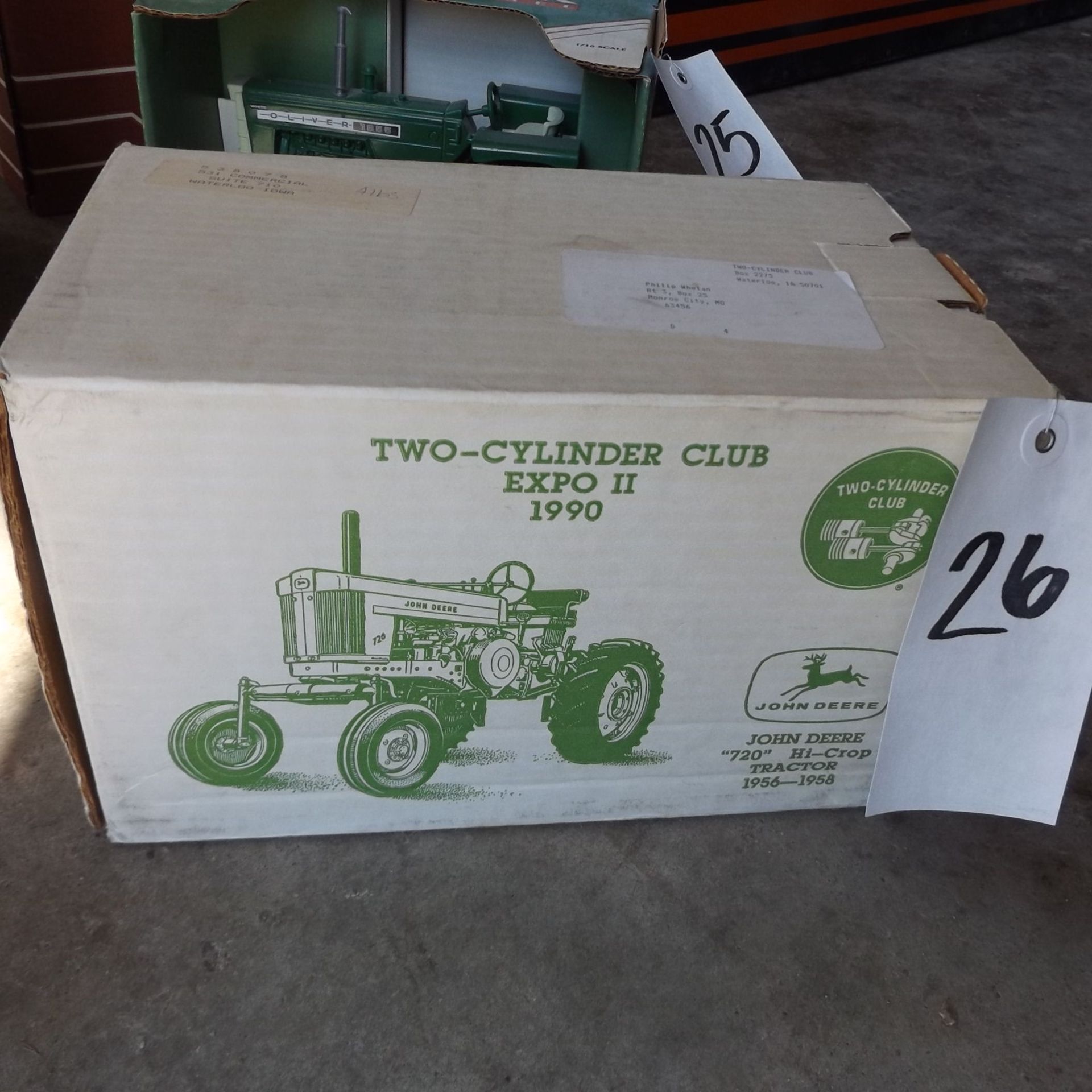 JD 720 Hi Crop Toy Tractor 1/16