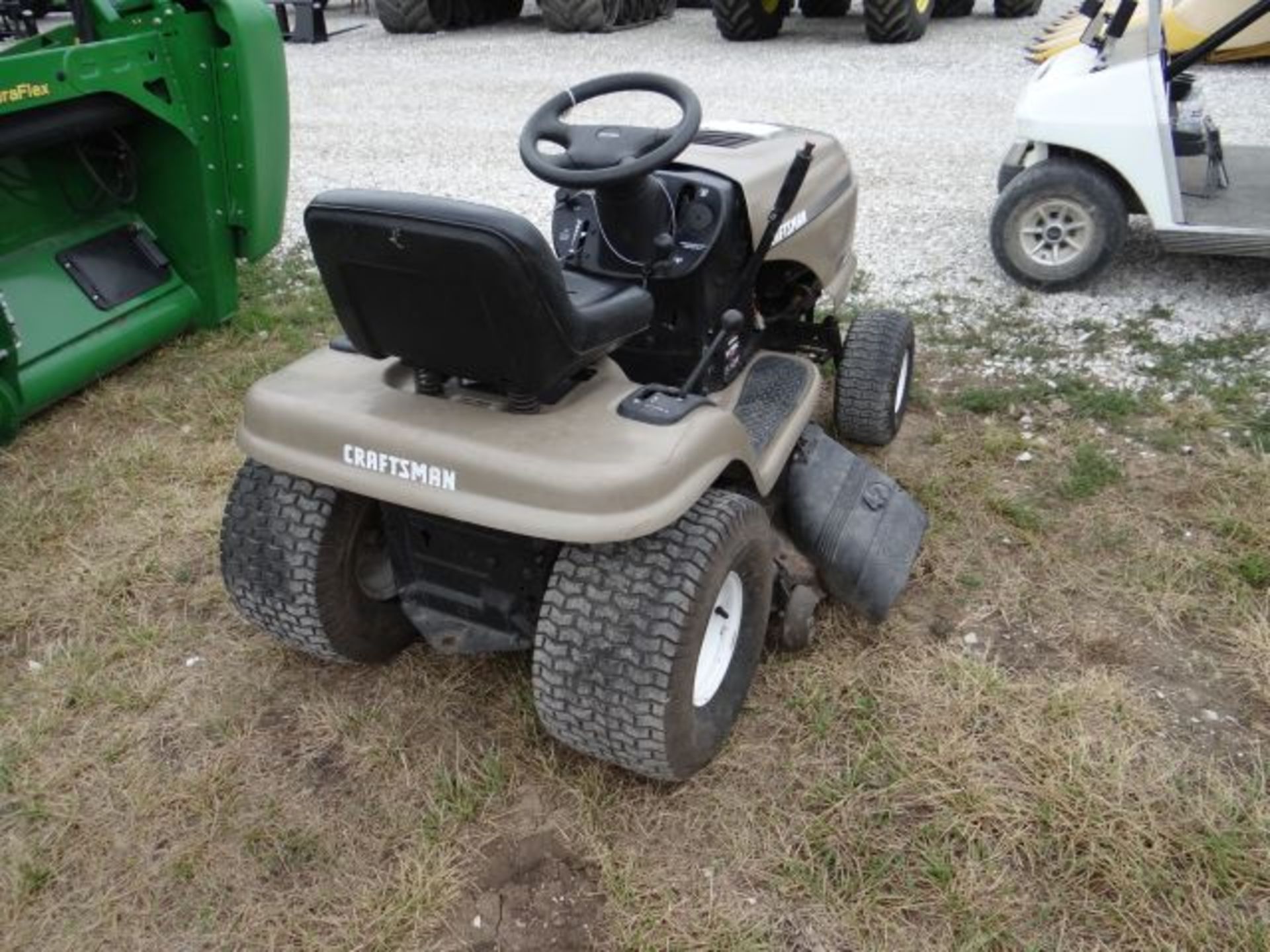 Sears Riding Mower 42" Deck, New Battery, Manual in the Shed - Image 3 of 3