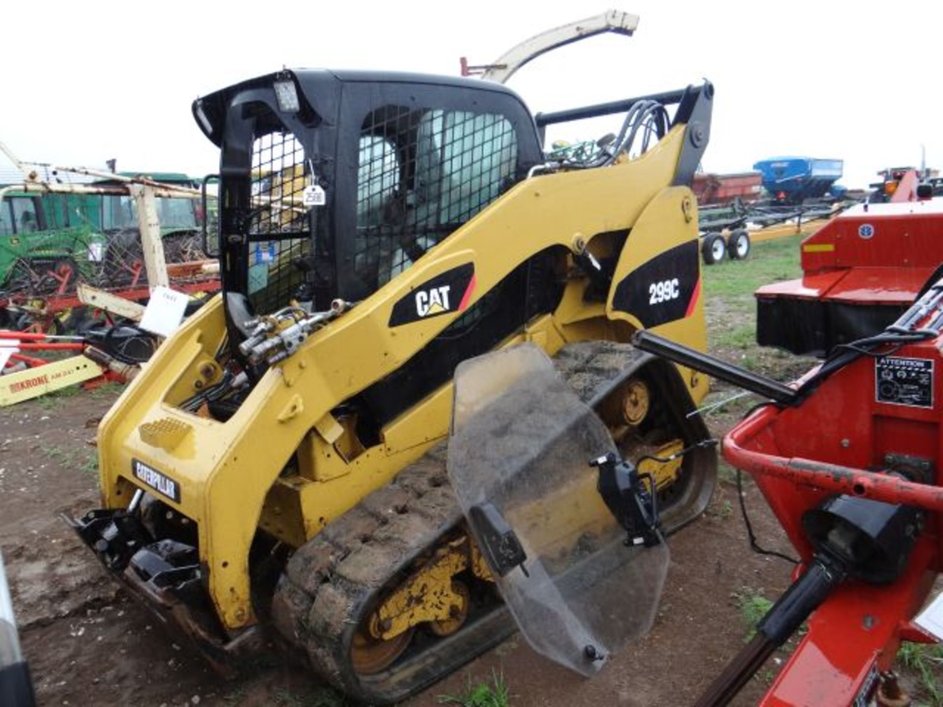 CAT 299C Skid Steer, 2009 4300 hrs, New AC Compressor, Complete Fluid Flush 100 hrs Ago - Image 2 of 4