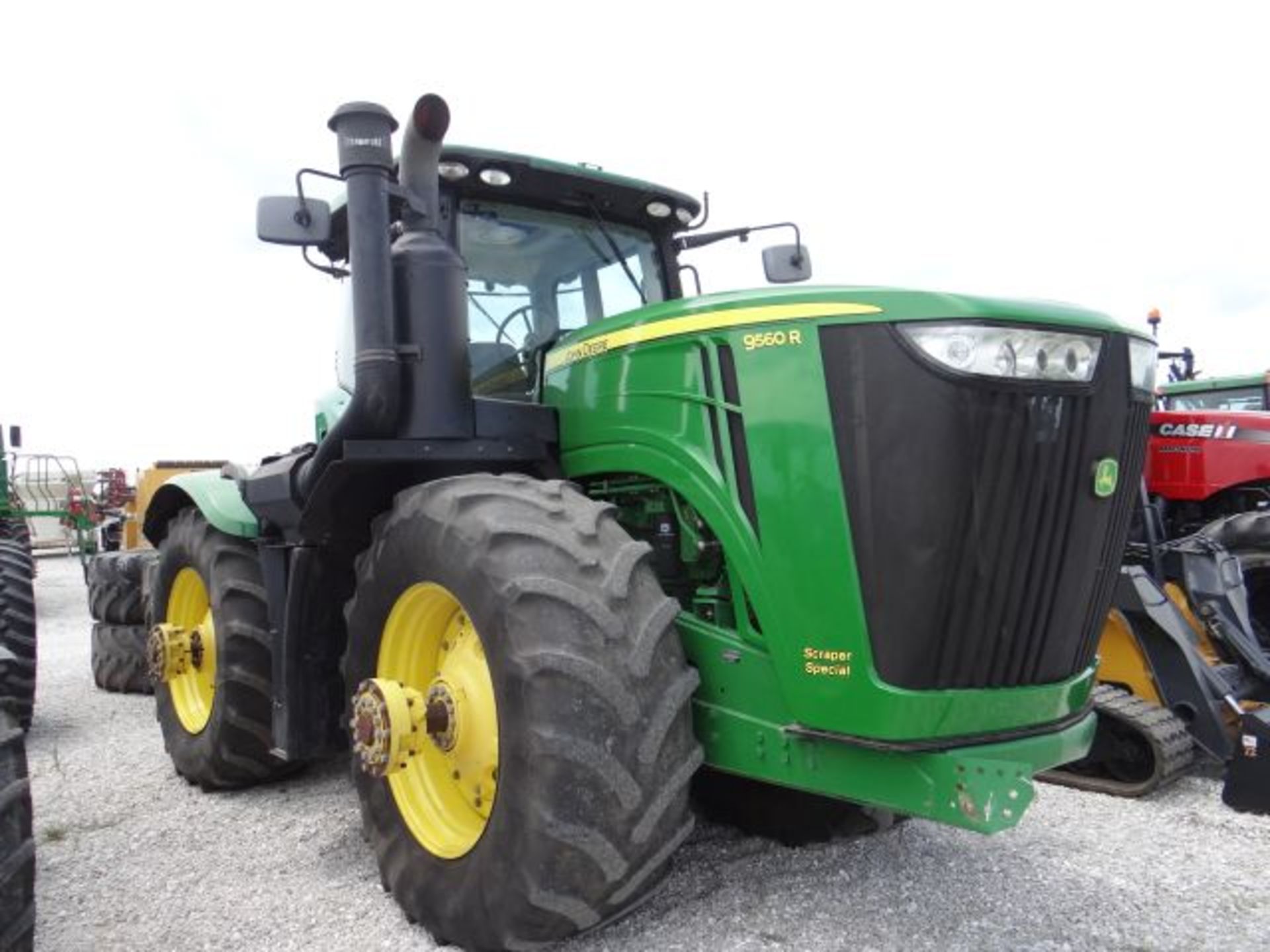 JD 9560R Tractor, 2012 5495 hrs, Scraper Special, Wheel Weights, 710/38 Tires - Bild 2 aus 7