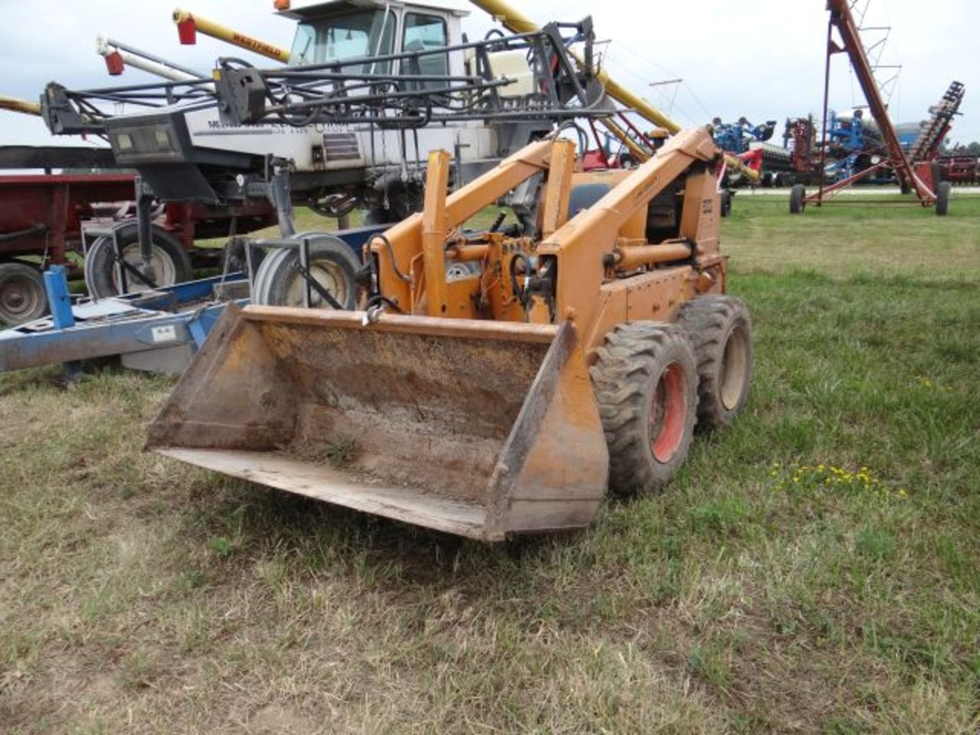 Case 1737 Skid Steer Gas, Turns Over