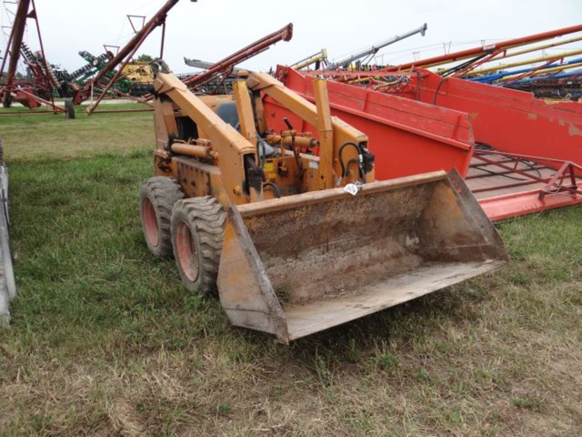 Case 1737 Skid Steer Gas, Turns Over - Image 2 of 3