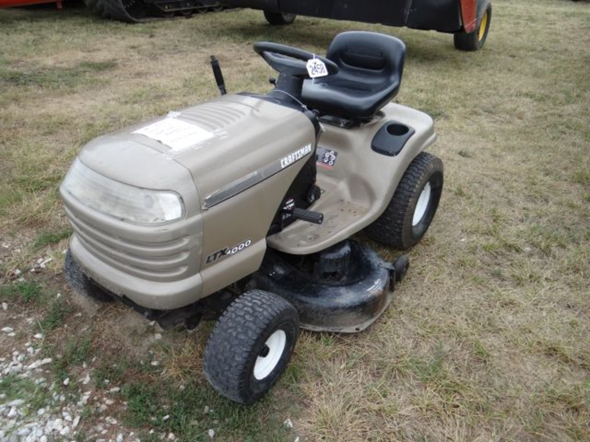 Sears Riding Mower 42" Deck, New Battery, Manual in the Shed