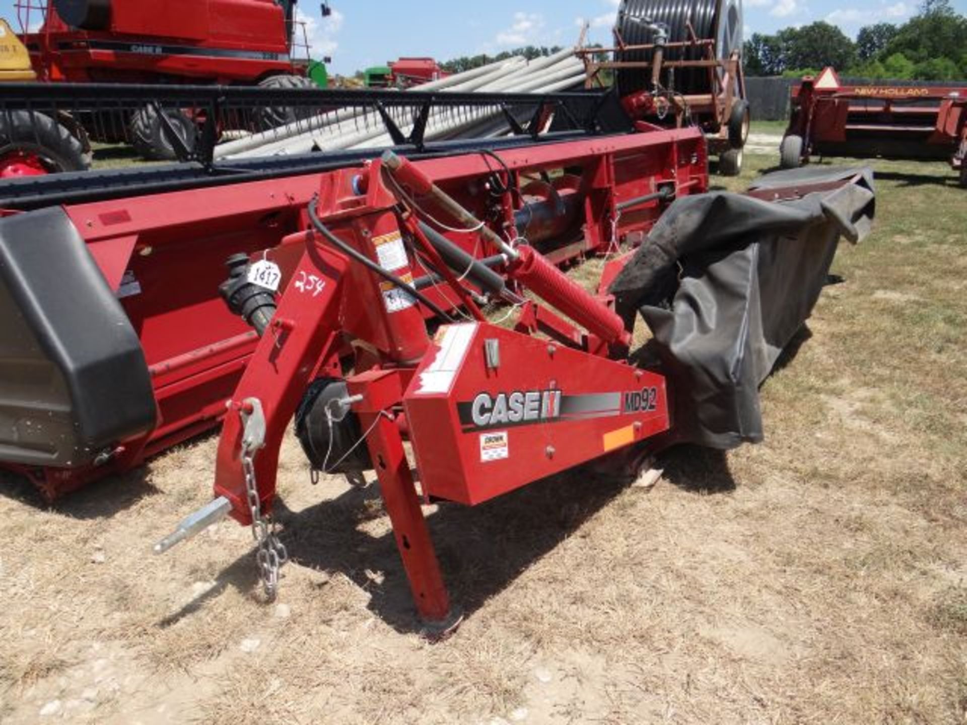 Case IH MD92 Disc Mower, 2012 #3202, 9'2", Used 1 Season