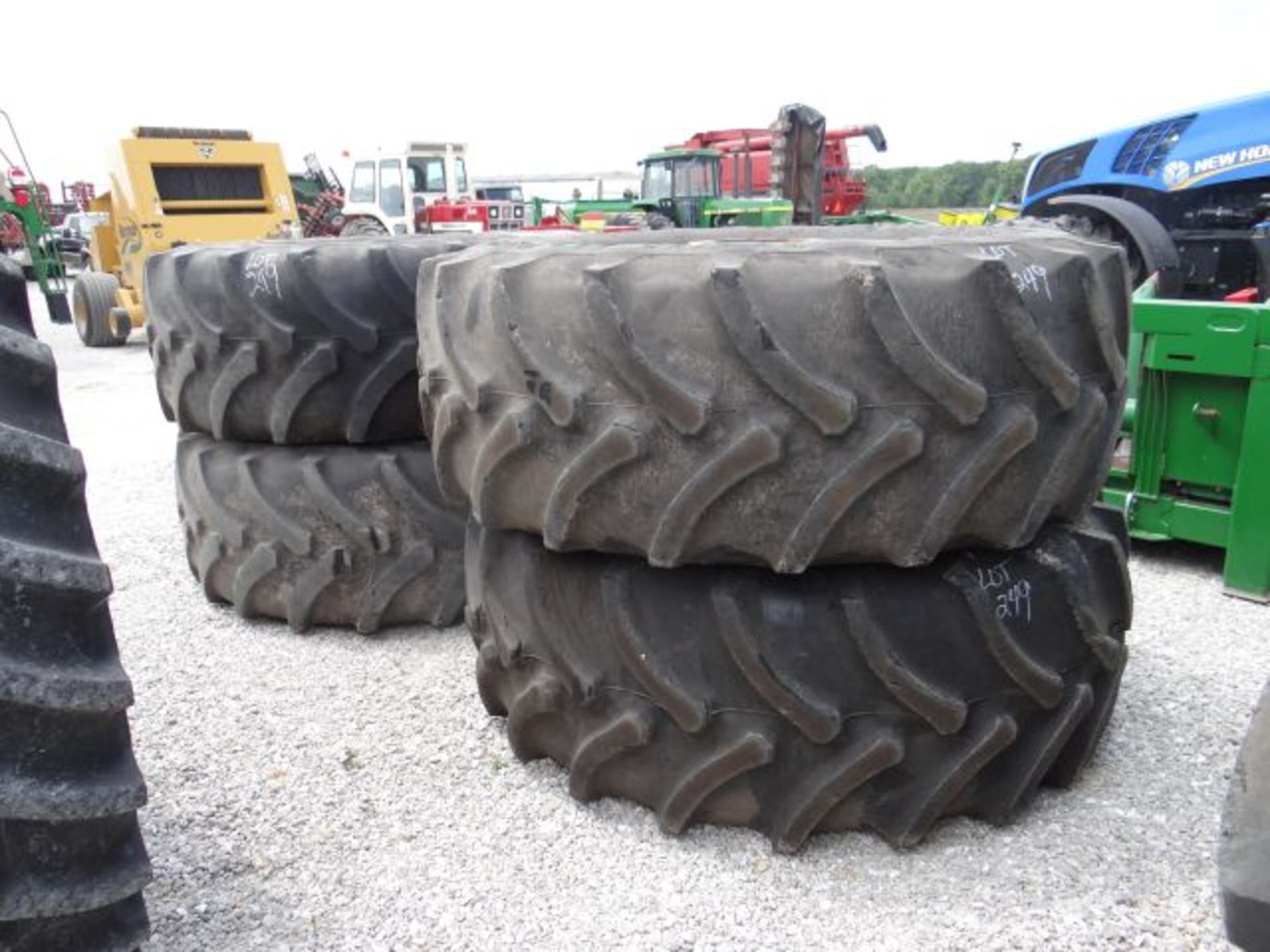 JD 9560R Tractor, 2012 5495 hrs, Scraper Special, Wheel Weights, 710/38 Tires - Bild 3 aus 7