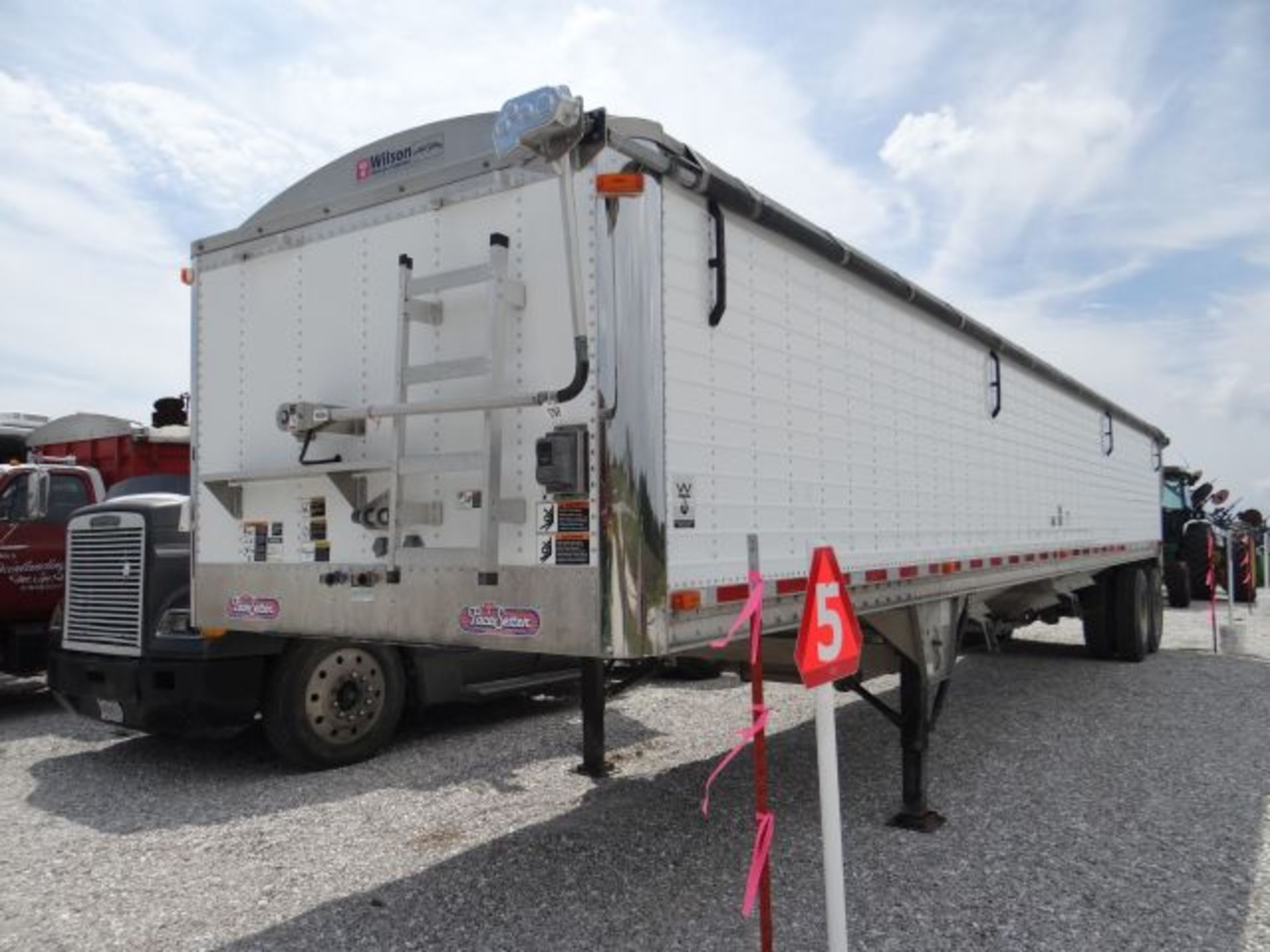 2008 Wilson Hopper Bottom 41', Elec Roll-Over Tarp, vin#249982, Manual for Tarp and Crank in the