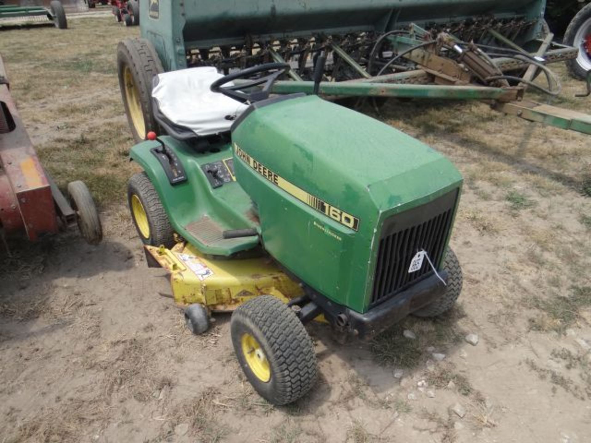 JD 160 Riding Mower, 1987 #150592, 38" Deck, 16hp, 5sp Manual Trans - Image 3 of 3