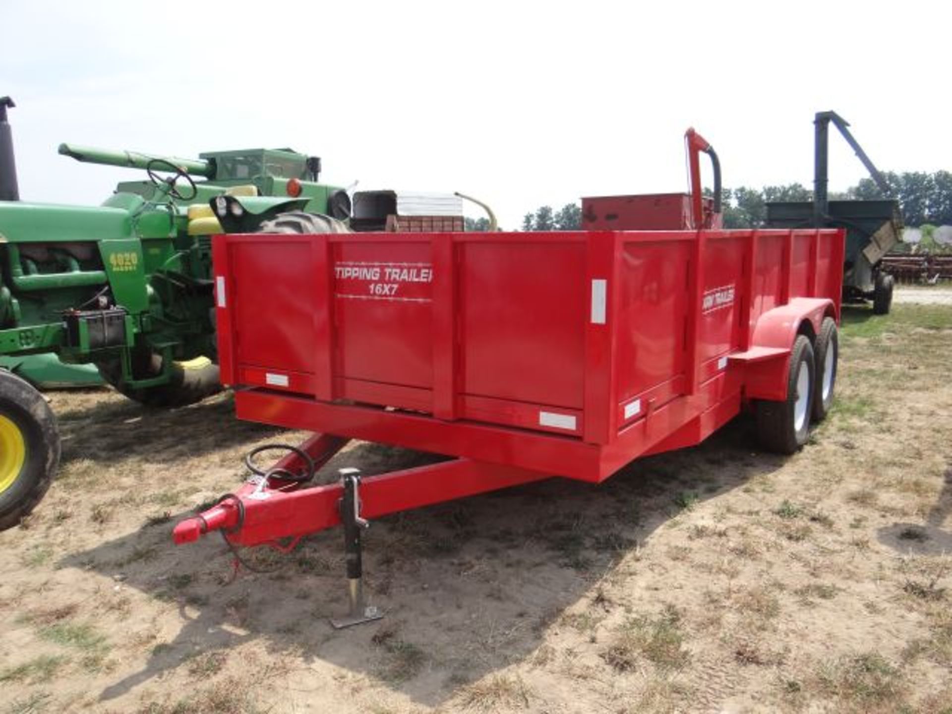 Farm Trailer 16' Dump Trailer Hyd, No Title