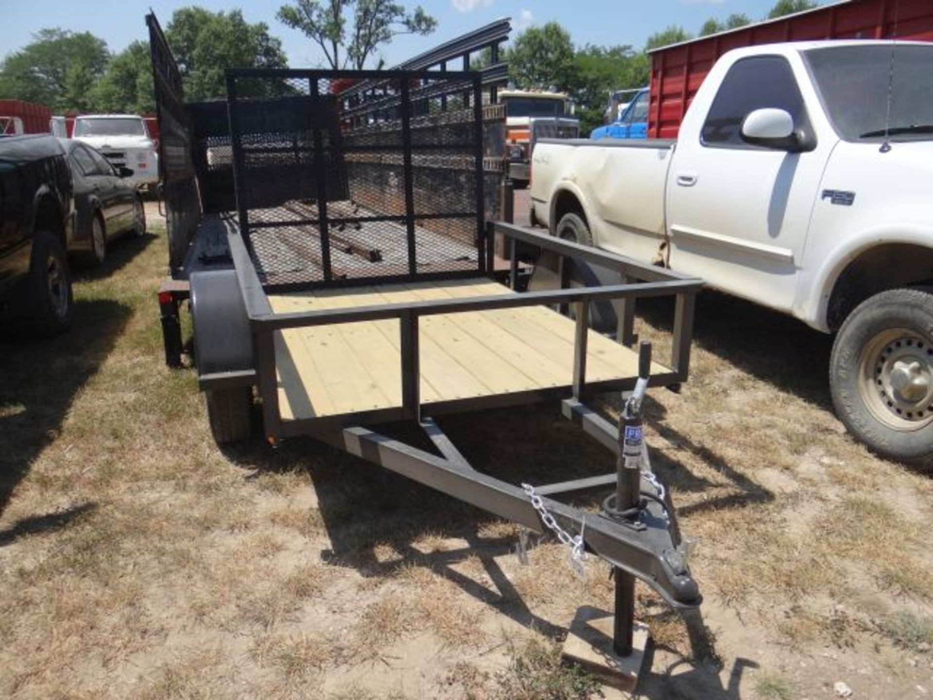 2017 Homemade Flatbed Trailer 5'x7', w/Tailgate, 2200# Axles, No Title