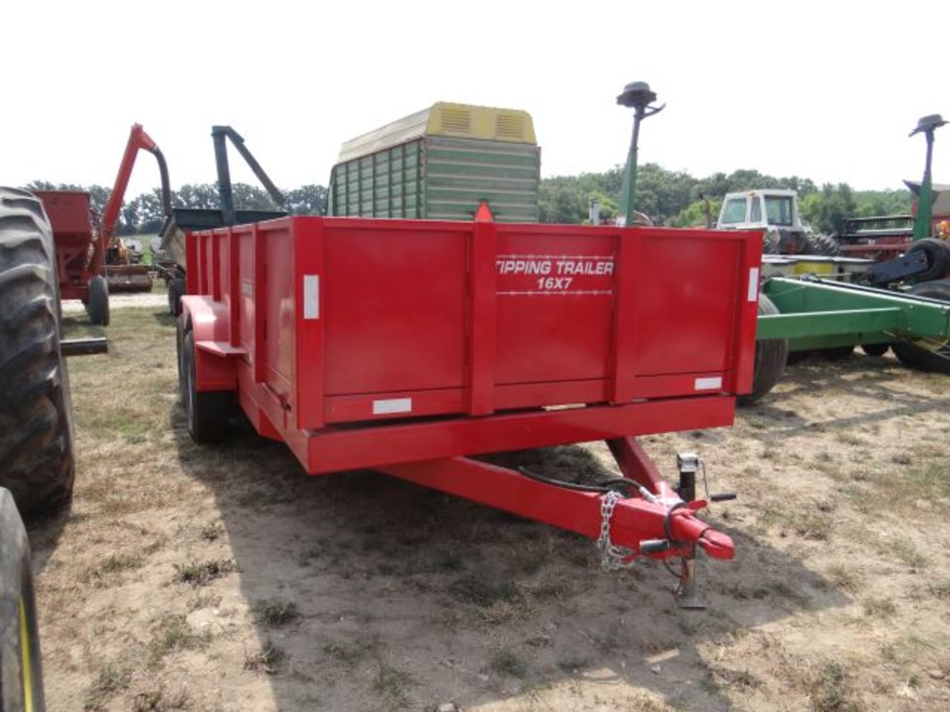 Farm Trailer 16' Dump Trailer Hyd, No Title - Image 2 of 3