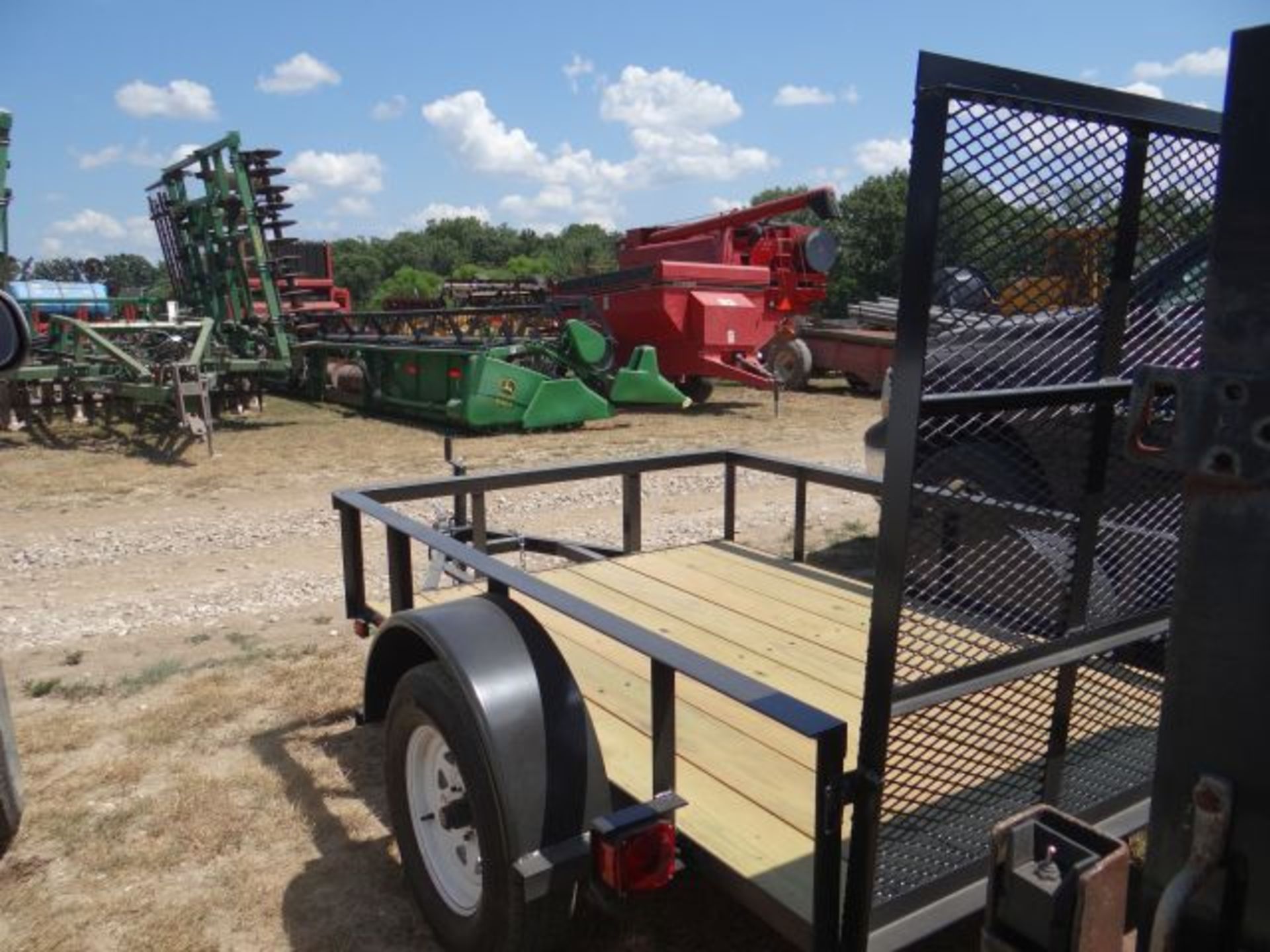 2017 Homemade Flatbed Trailer 5'x7', w/Tailgate, 2200# Axles, No Title - Image 3 of 3