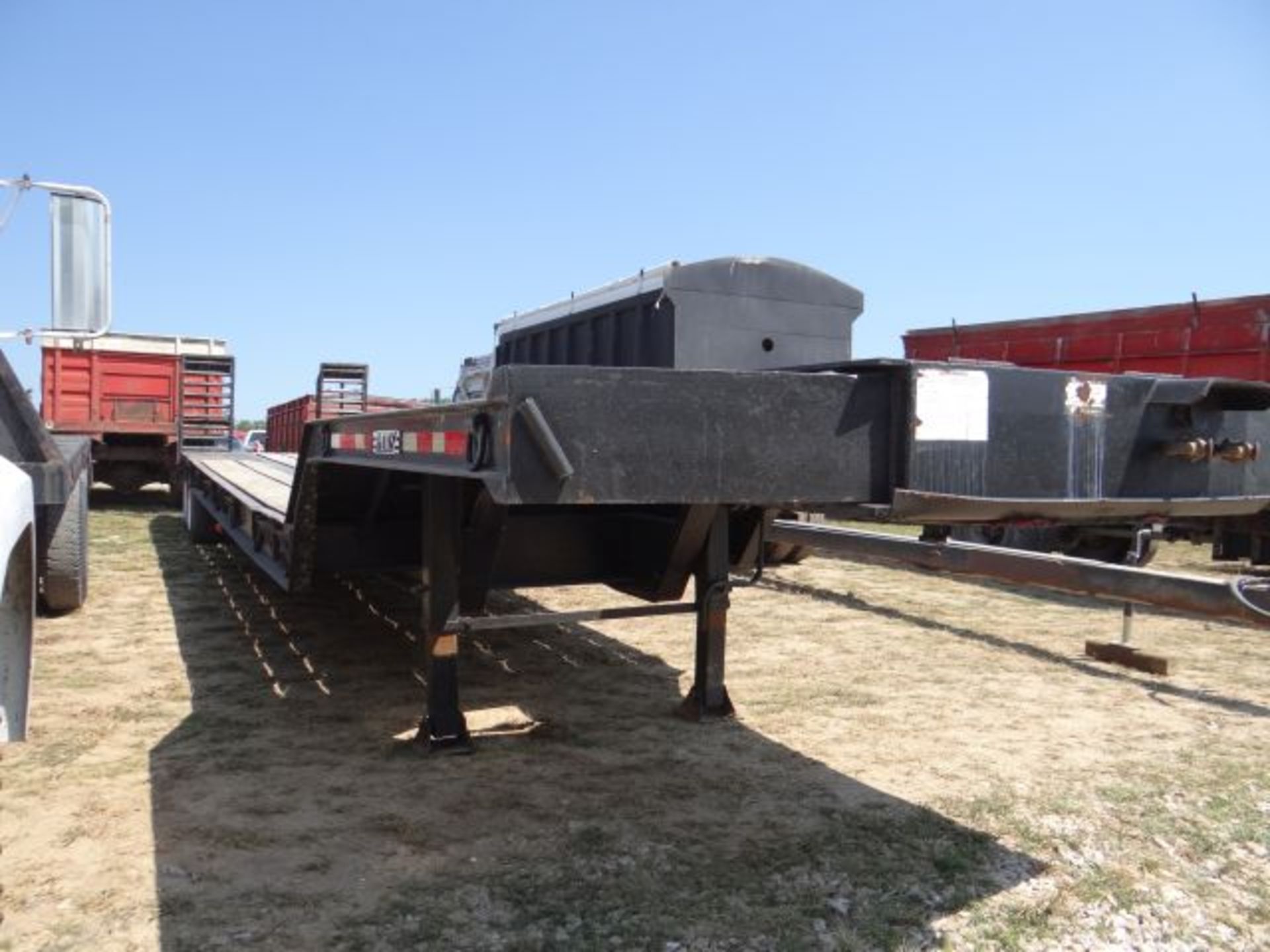 2001 Pitts Lowboy Trailer 35 Ton, 38', Title in the Office - Image 2 of 3