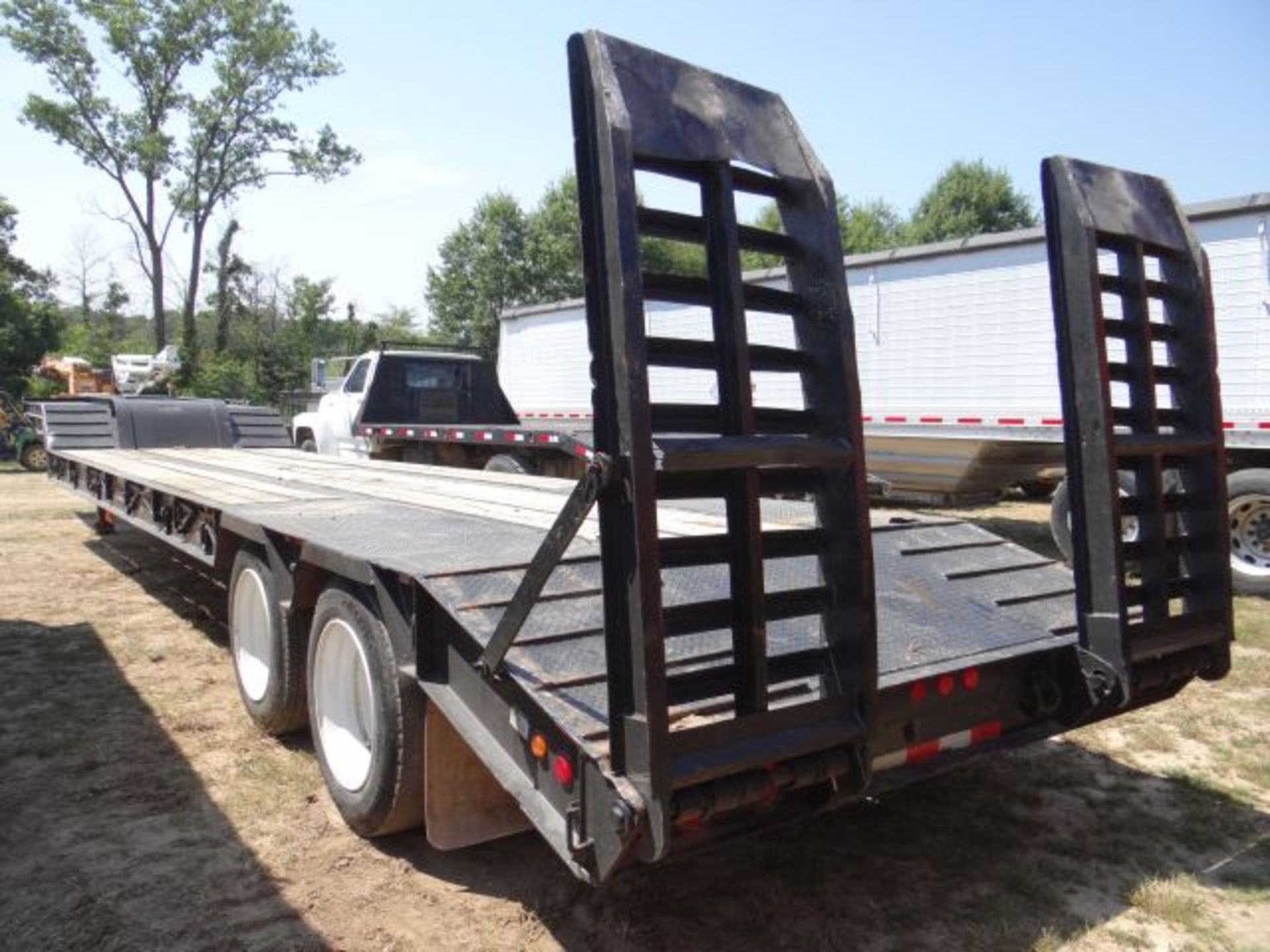 2001 Pitts Lowboy Trailer 35 Ton, 38', Title in the Office - Image 3 of 3