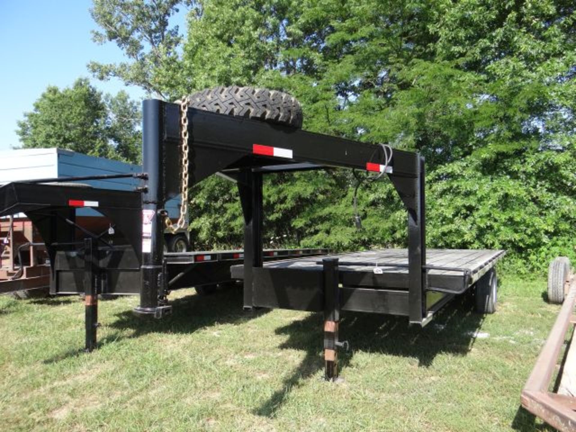 1994 Homemade Flatbed Trailer 18', Gooseneck, Title in the Office