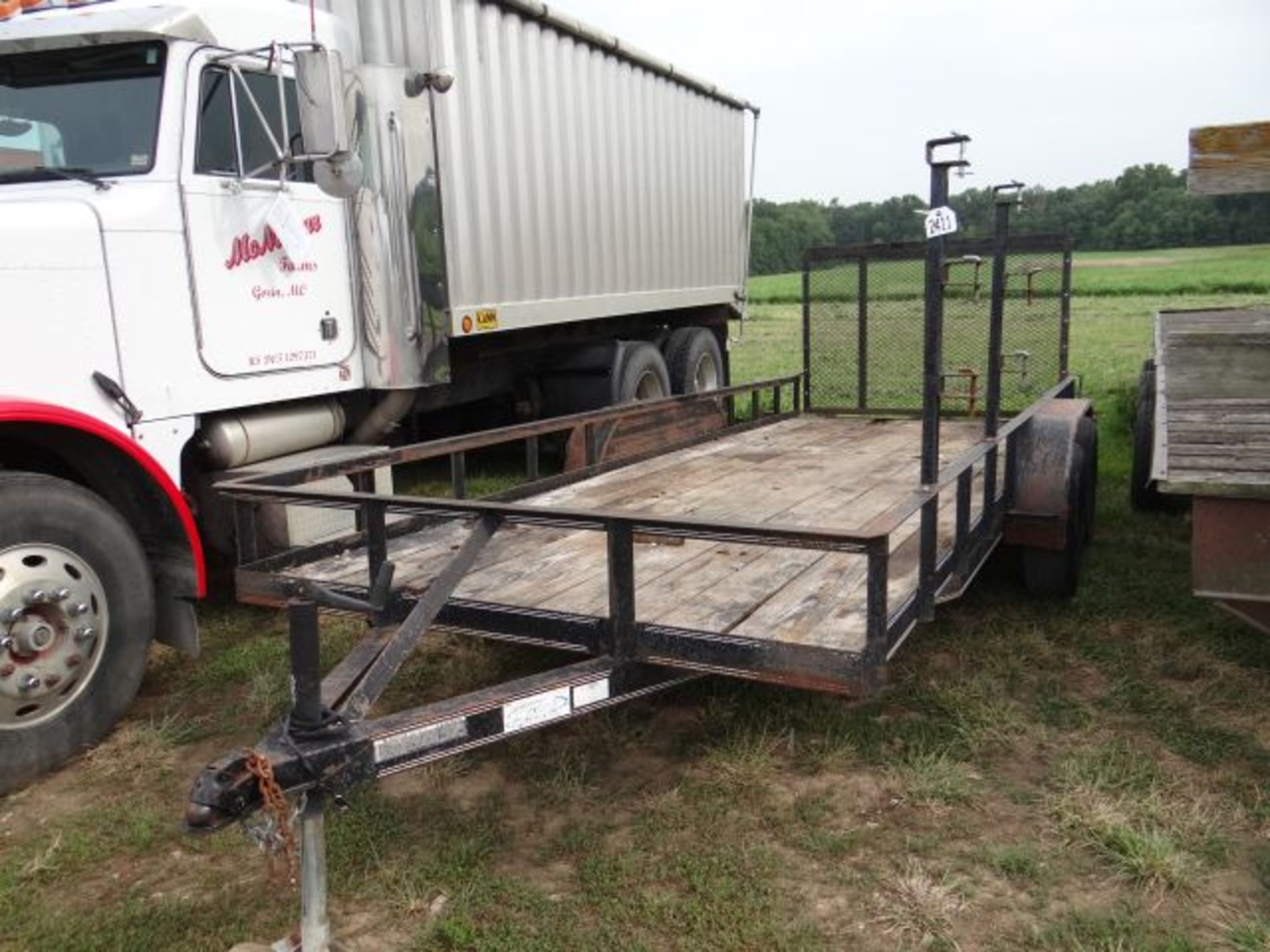 2011 Utility Trailer 18', Title in the Office