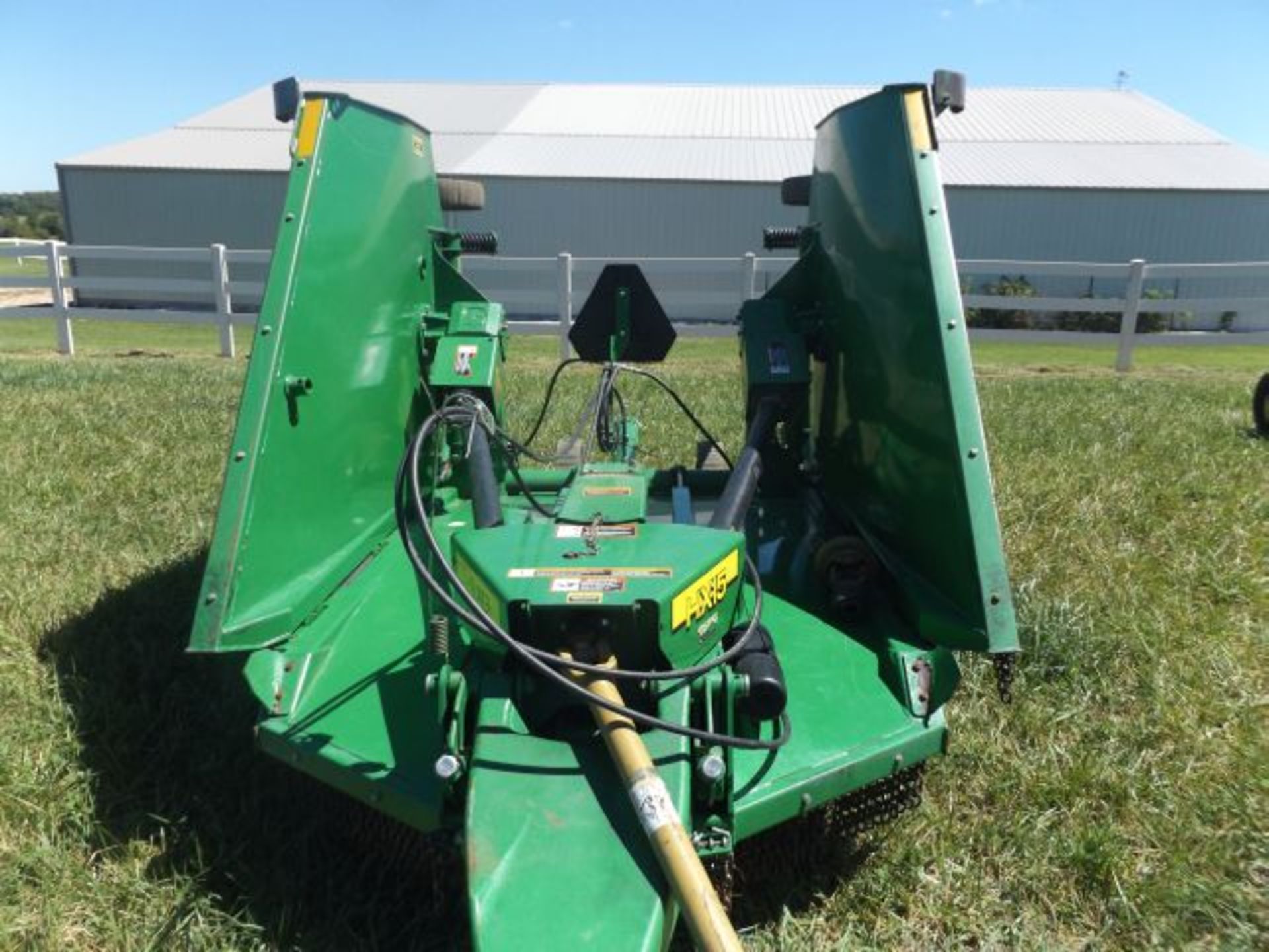 JD HX15 Cutter, 15’, 1000 PTO, Laminated Tires - Image 2 of 5