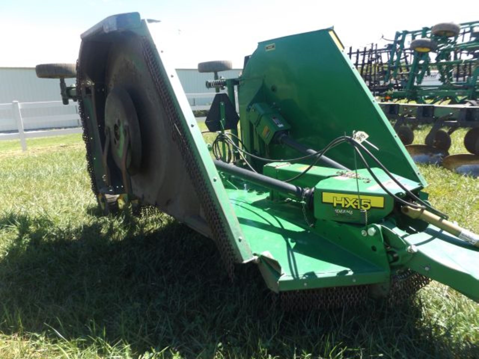 JD HX15 Cutter, 15’, 1000 PTO, Laminated Tires - Image 3 of 5