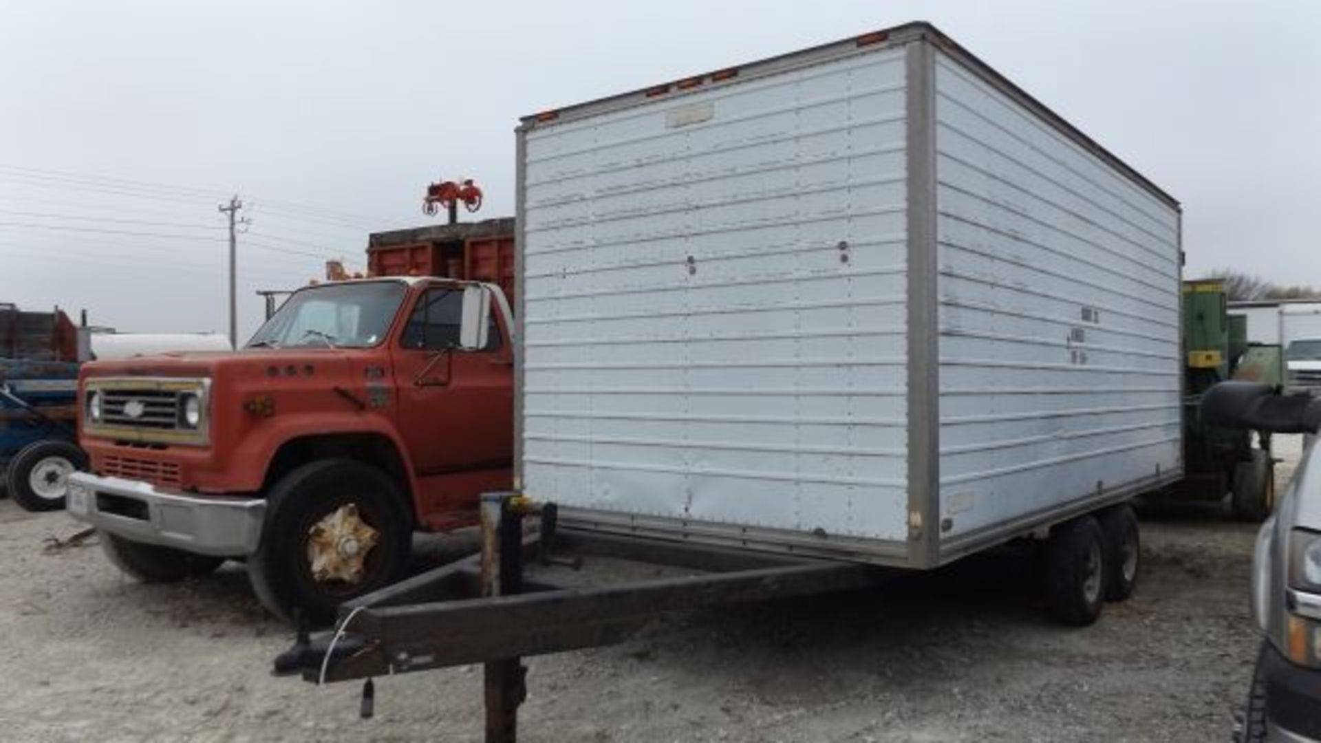 1995 Enclosed Trailer 8 x 16, Good Dry Box, Homemade, TITLE IN OFFICE
