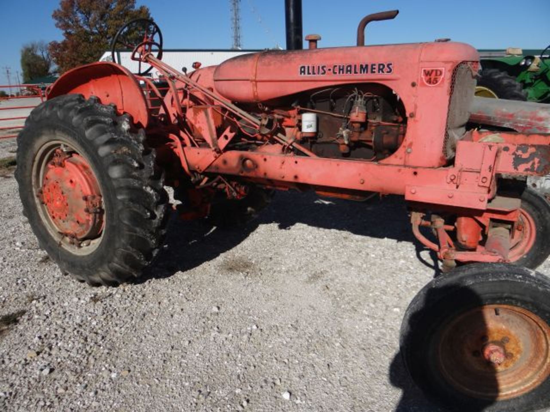 AC WD 45 Tractor Fair Tires, Winterized, Rebuilt Engine Recently, 540 PTO, 1 Hyd., Adapter for 3pt , - Image 3 of 3