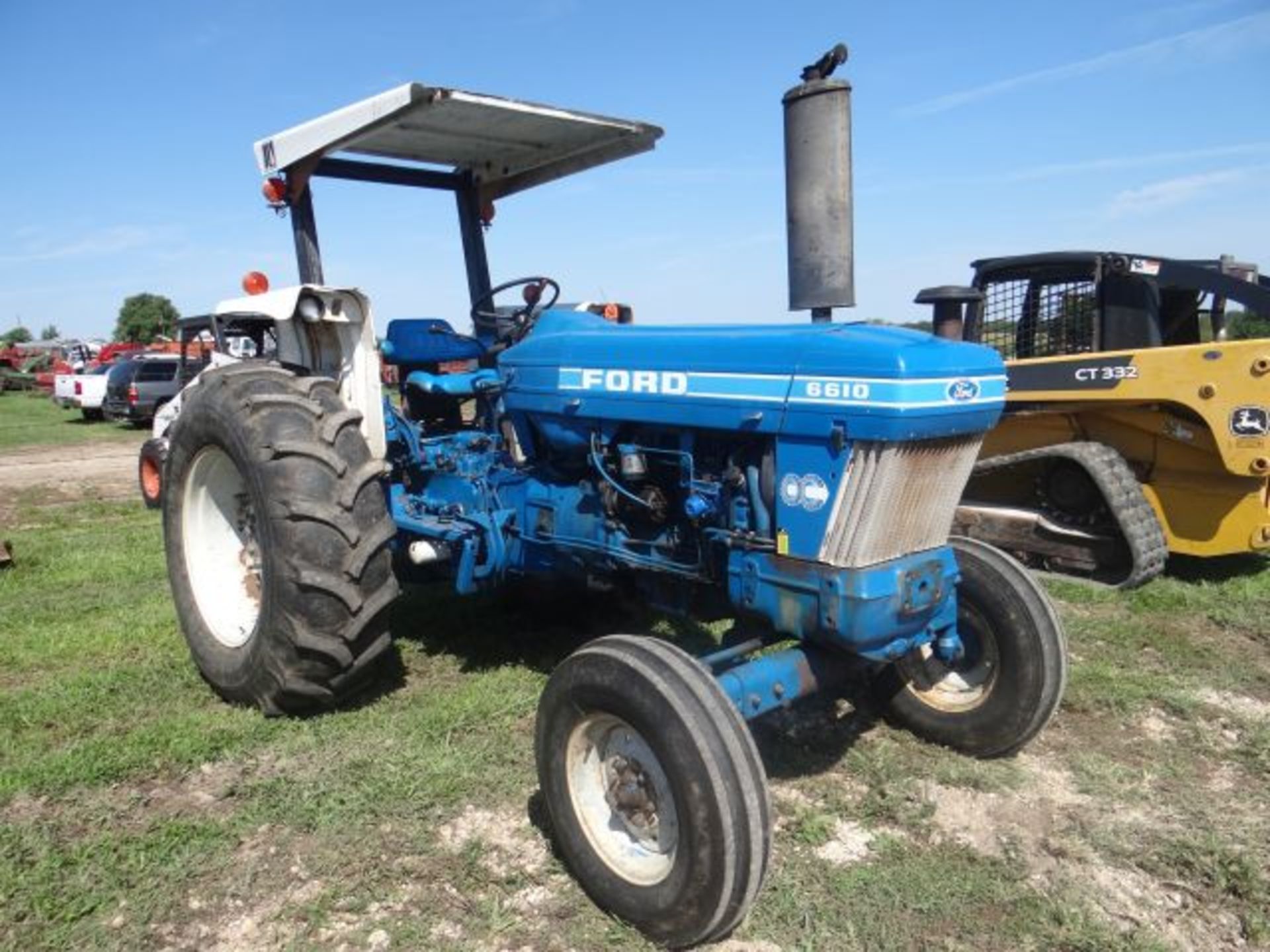 Ford 6610 Tractor Shows 5200 hrs, 2wd, OS w/ROPS and Canopy, 3pt, PTO, 2 SCVs, 18.4x30 Rear Tires, - Image 2 of 4