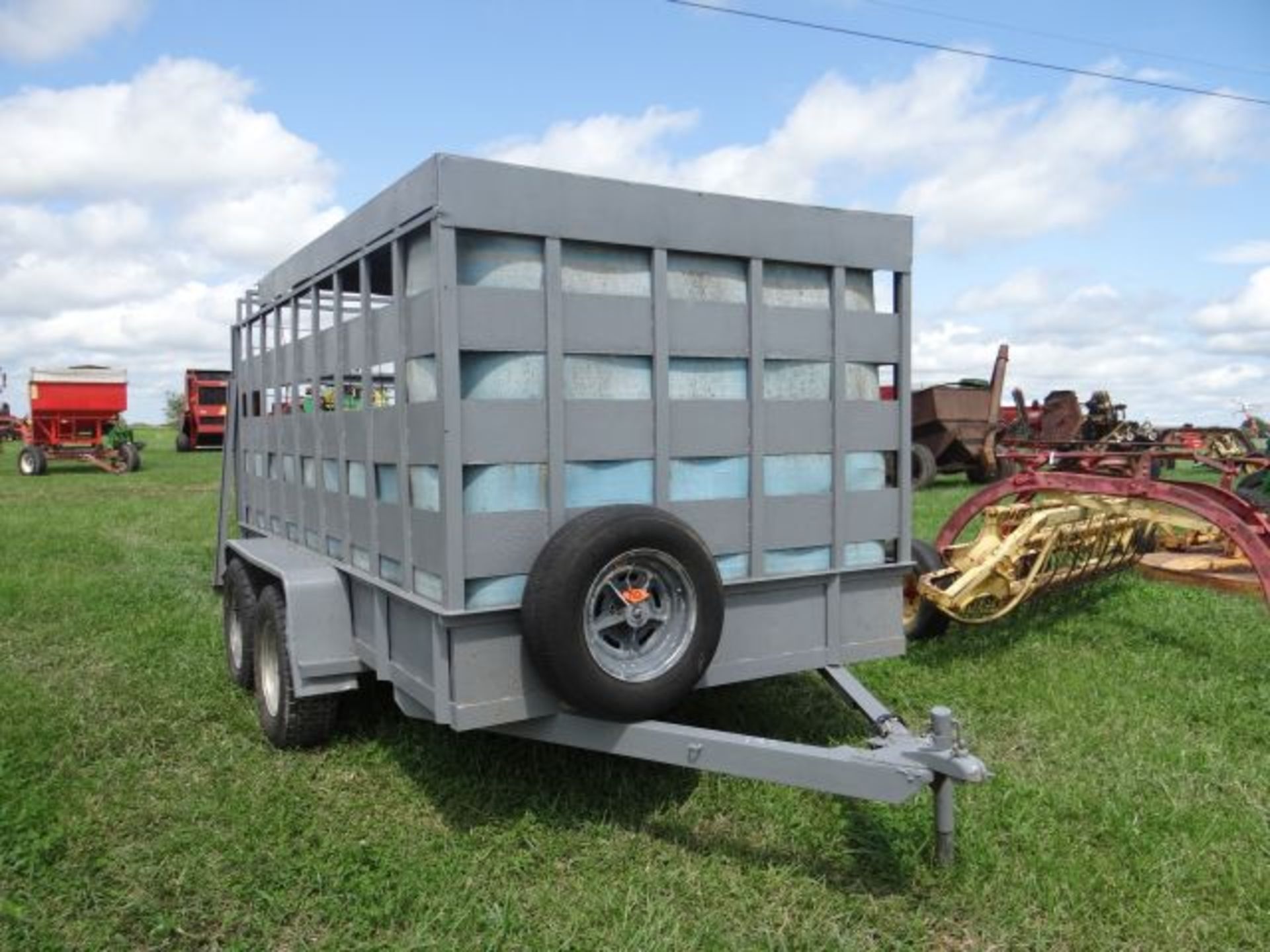 1988 Livestock Trailer 14', Bumper Hitch, Title in the Office