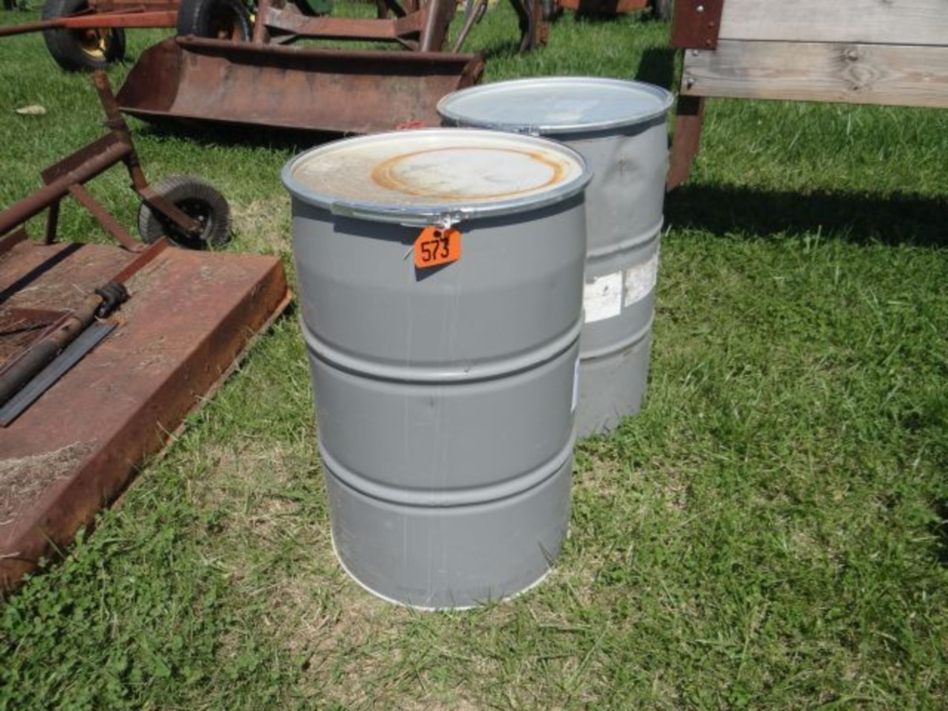 55 Gallon Barrels w/Clamp-on-Lids