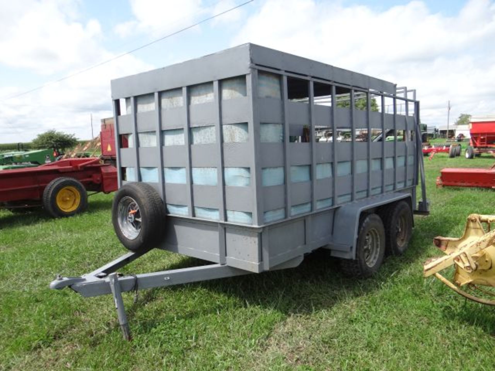 1988 Livestock Trailer 14', Bumper Hitch, Title in the Office - Image 2 of 3