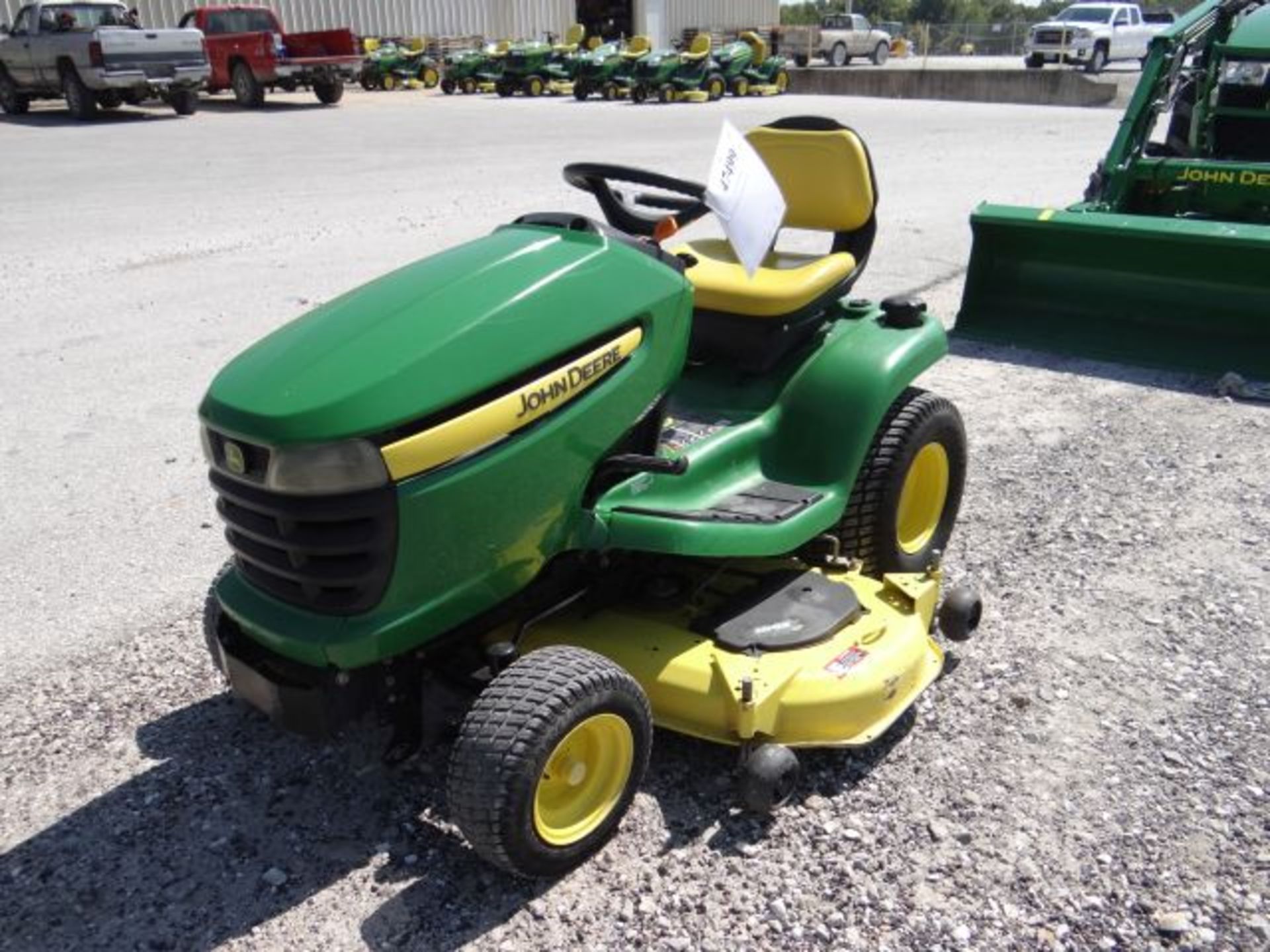 2007 JD X340 Mower 824 hrs, 22hp Kawasaki, Air Cooled, Hydro, 54" Deck - Image 2 of 3