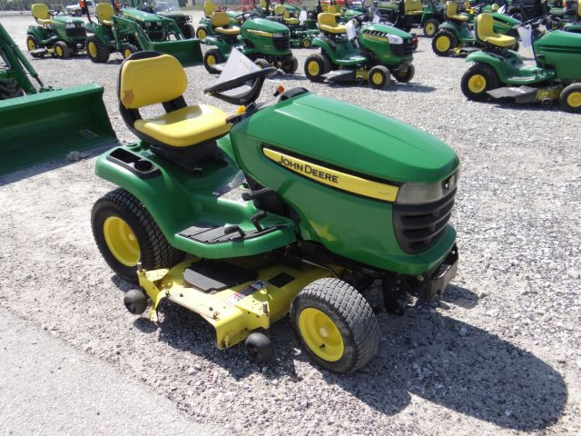 2007 JD X340 Mower 824 hrs, 22hp Kawasaki, Air Cooled, Hydro, 54" Deck - Image 3 of 3