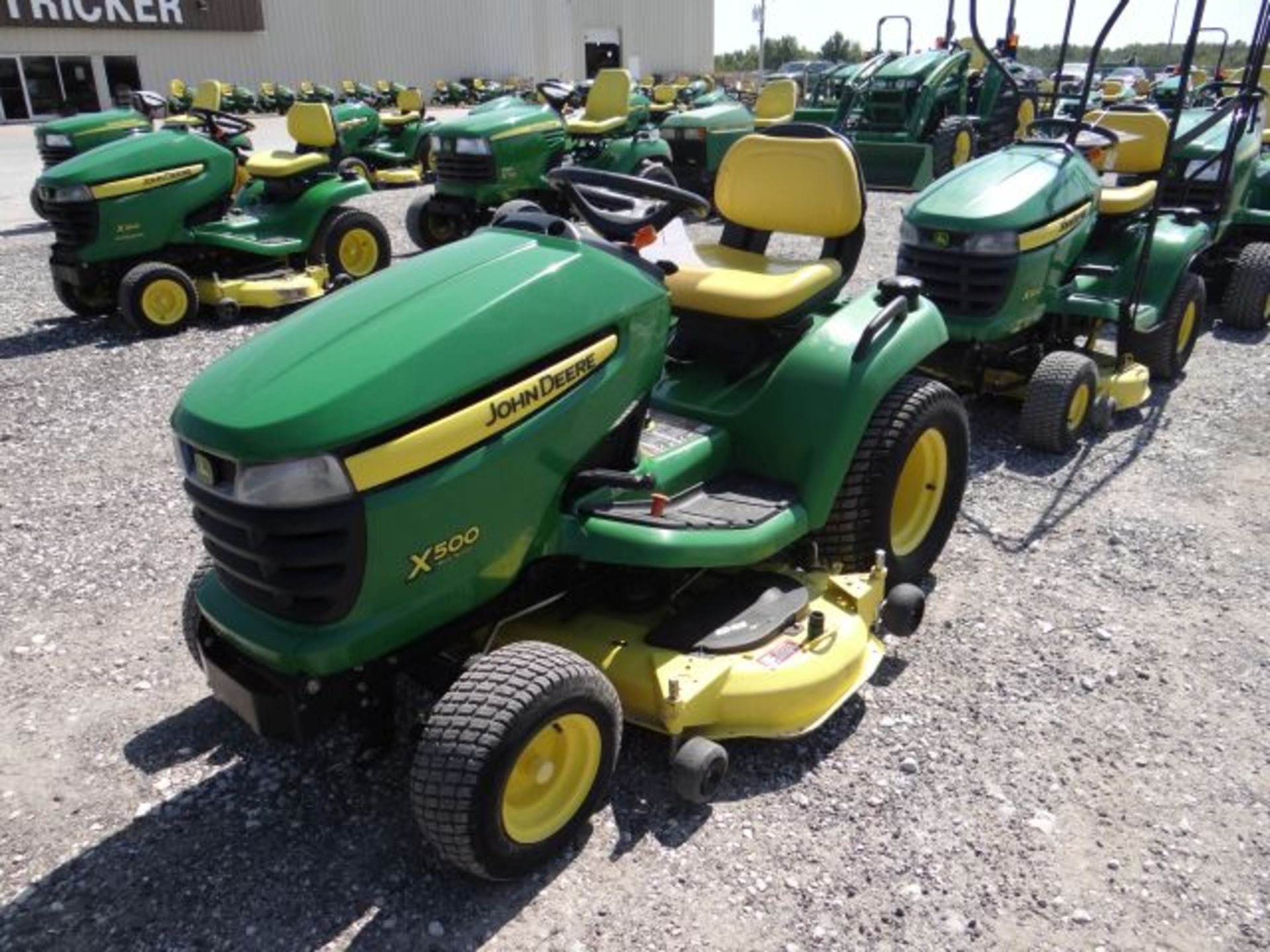 2008 JD X500 Mower 280 hrs, 24hp Kawasaki, Air Cooled, Hydro, 48" Deck - Image 3 of 6