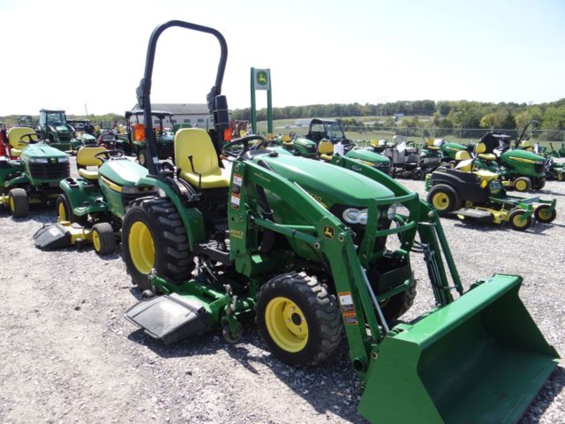 2011 JD 2320 Compact Tractor 410 hrs, 25hp, Yanmar, Diesel, MFWD, 2spd Hydro, Open Station, - Image 7 of 7