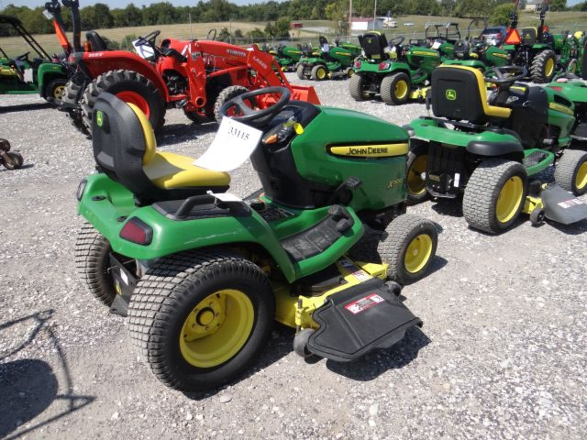 2008 JD X500 Mower 280 hrs, 24hp Kawasaki, Air Cooled, Hydro, 48" Deck